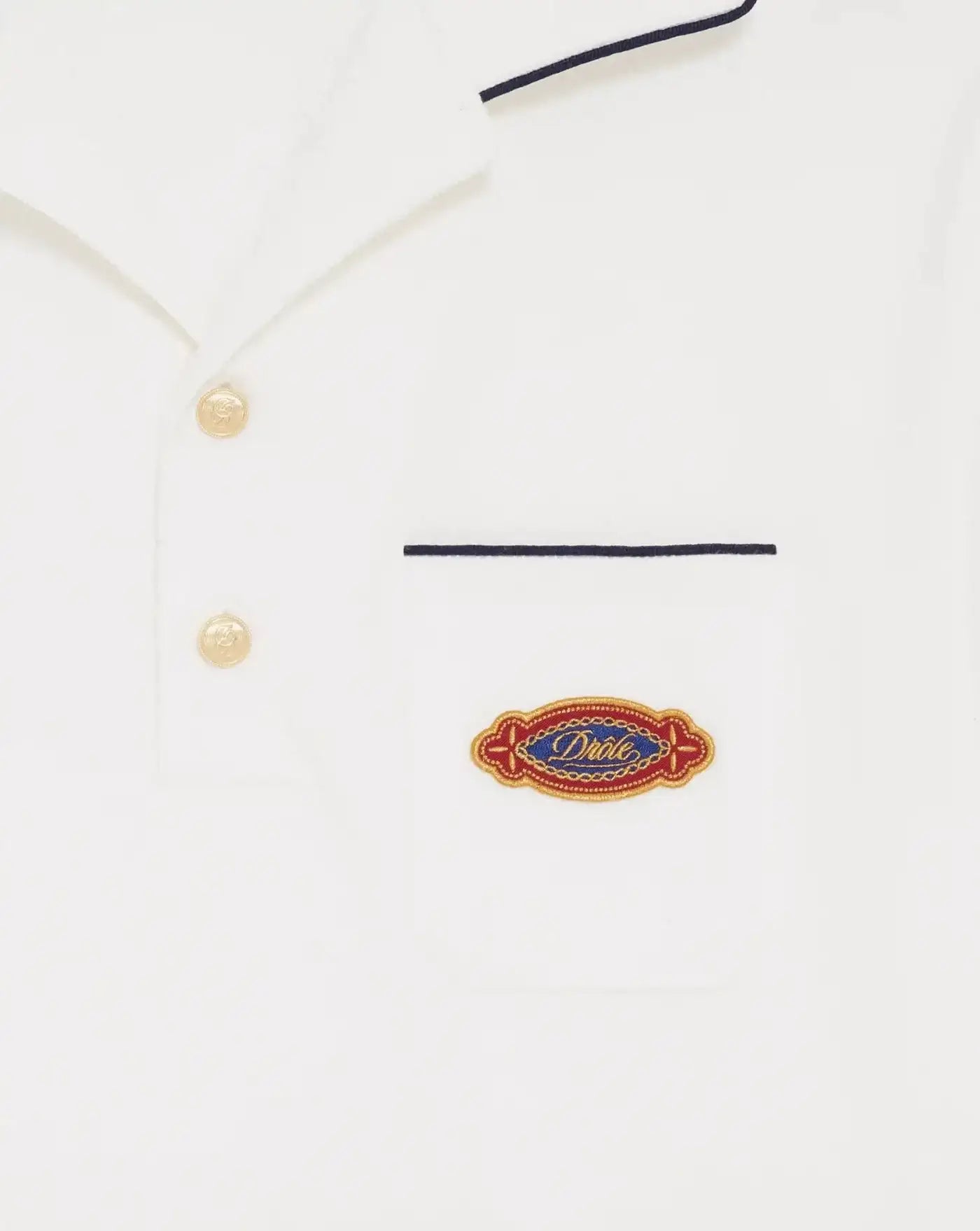 Polo Drole de Monsieur Drole Patch PL165CO264 OW DROLE DE MONSIEUR