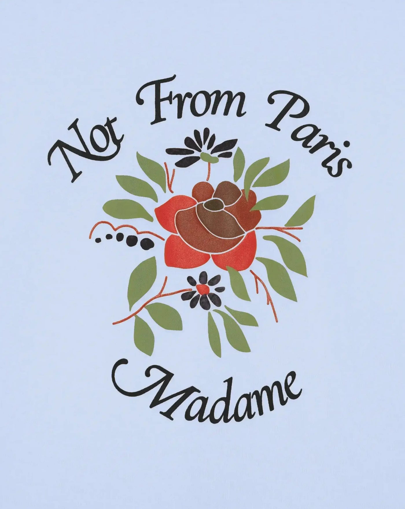 Camiseta Drole de Monsieur T-shirt Slogan Rose TS210 CO002 LBE DROLE DE MONSIEUR