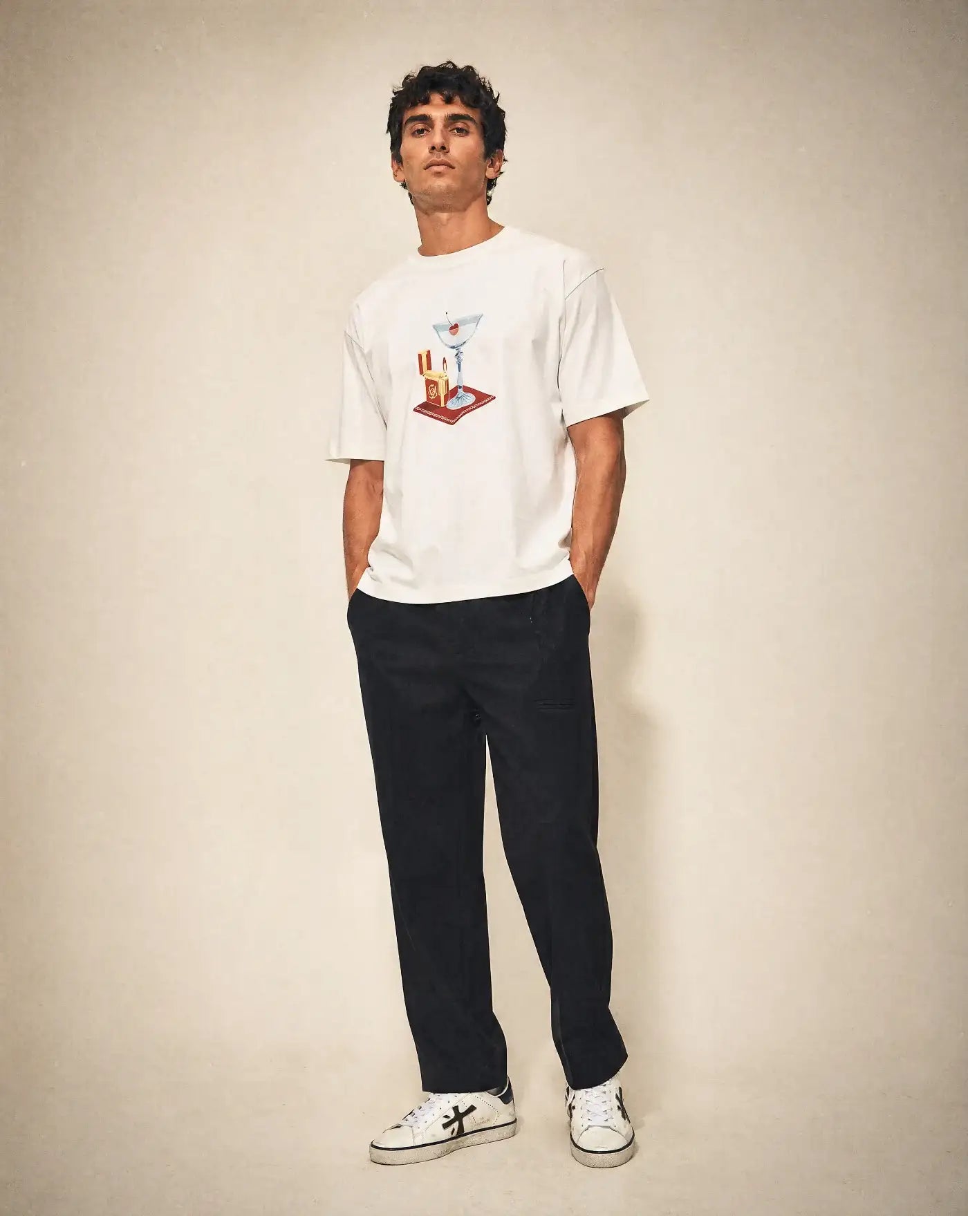 Camiseta Drole de Monsieur Cocktail TS291 CO002 OW DROLE DE MONSIEUR