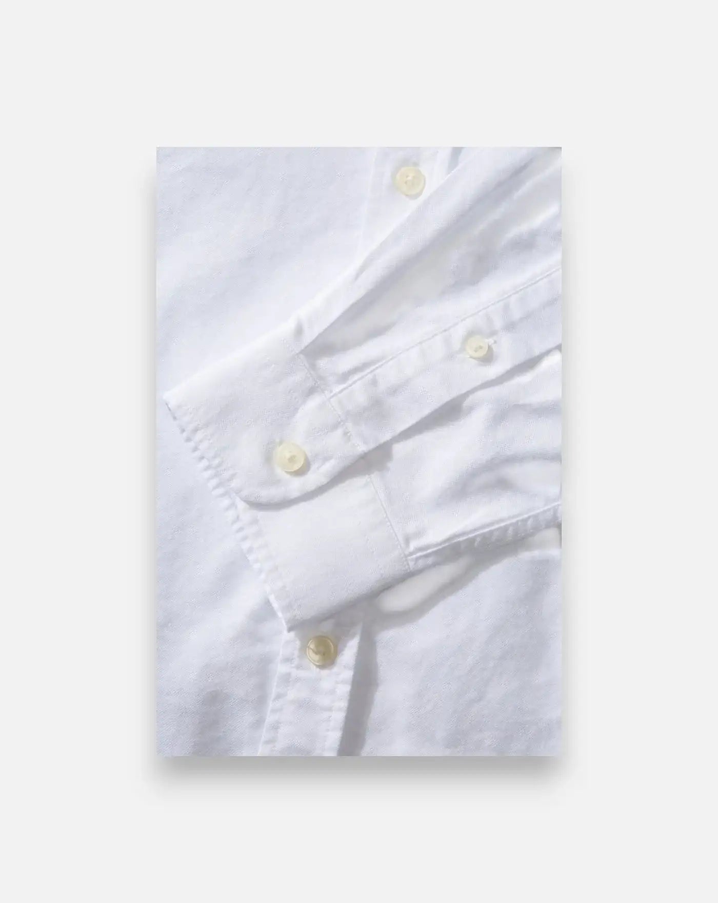Camisa Edmmond Duck Shirt Oxford 1261001000 PLAIN WHITE EDMMOND