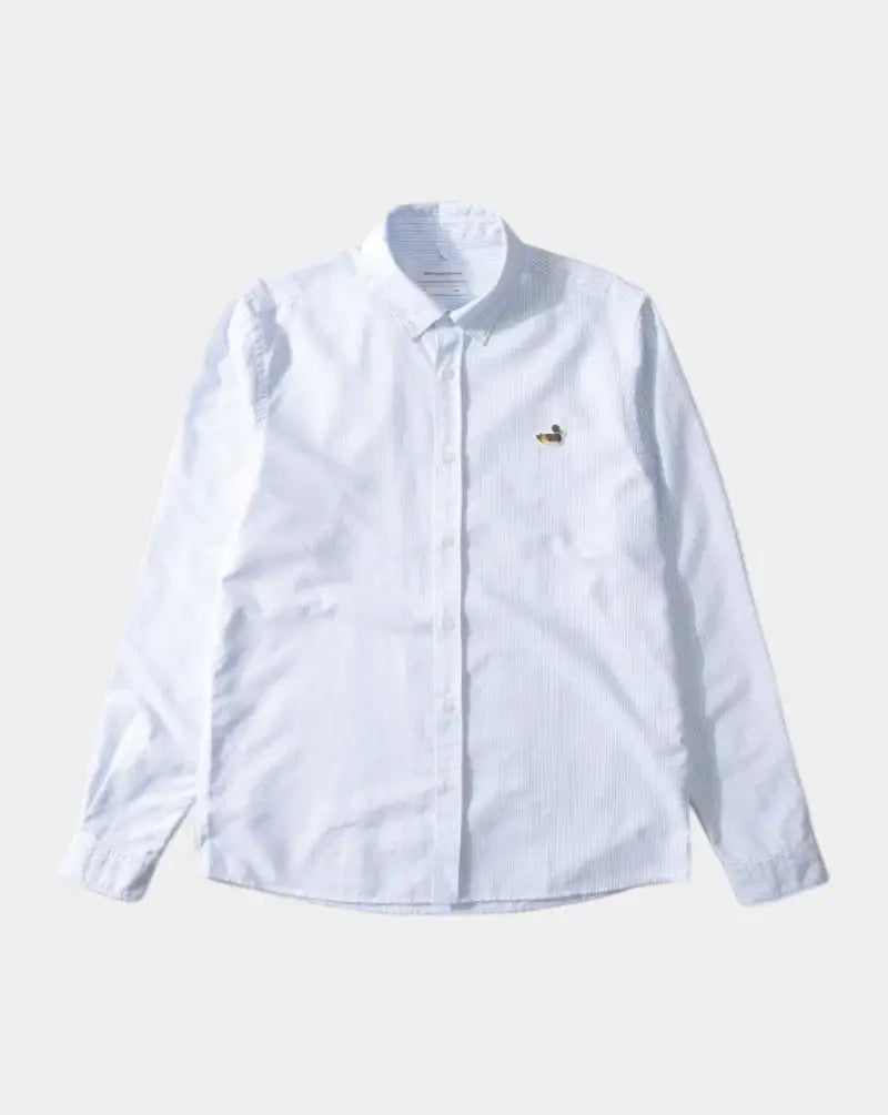 Camisa Edmmond Duck Striped Shirt 1261002500 PLAIN LIGHT BLUE EDMMOND