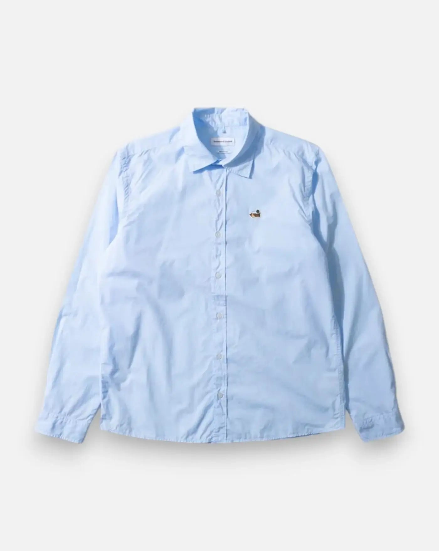 Camisa Edmmond Duck shirt popelin 1261004500 PLAIN LIGHT BLUE EDMMOND
