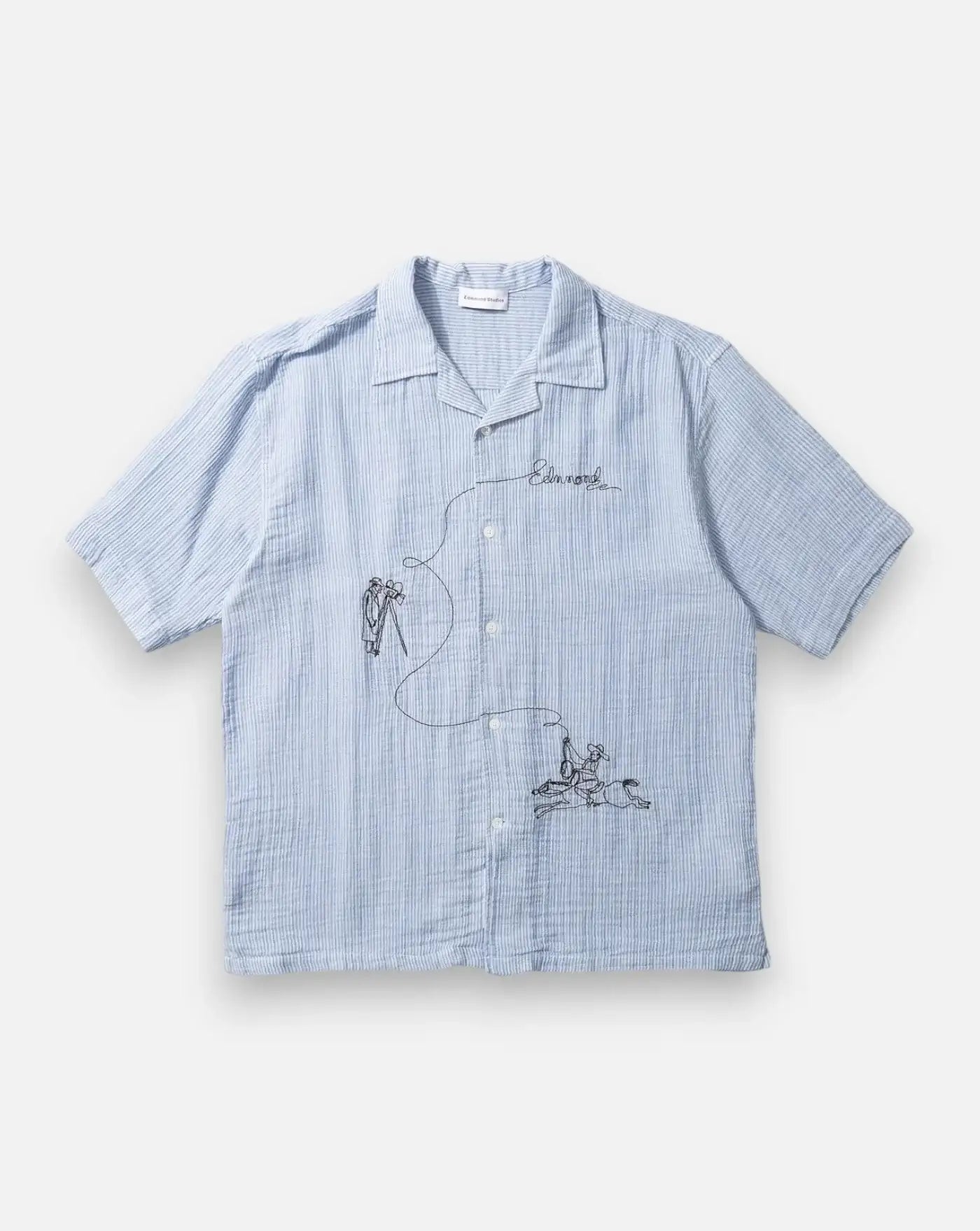 Camisa Edmmond Western 1261022560 PLAIN DK BLUE EDMMOND