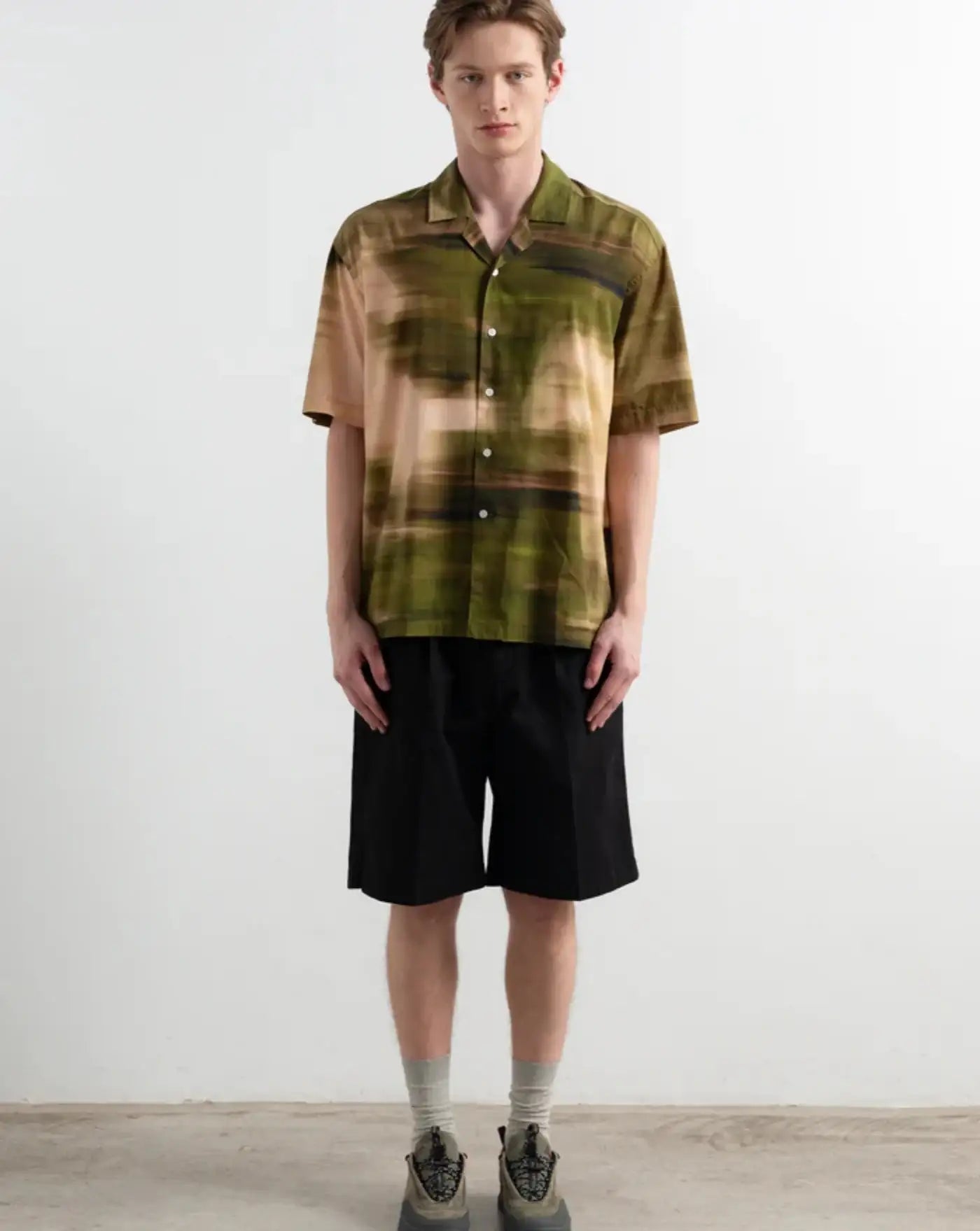 Camisa Edmmond Wild Run green 126102665 PLAIN GREEN EDMMOND