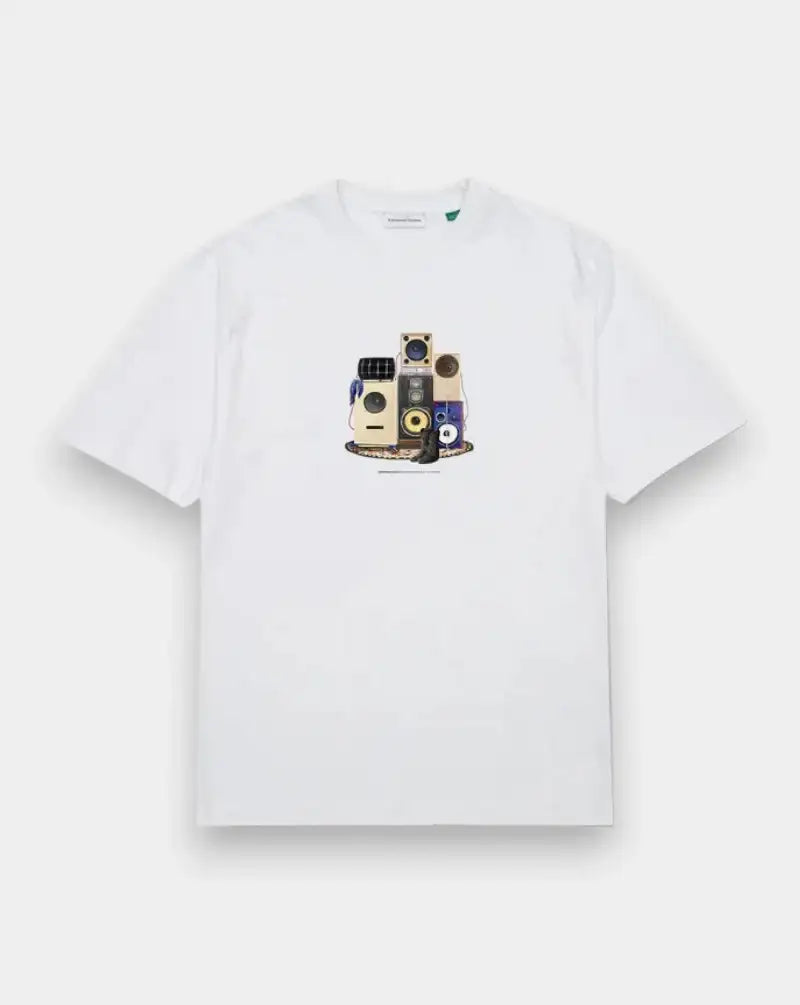 Camiseta Edmmond Sound System 1263036000 PLAIN WHITE EDMMOND