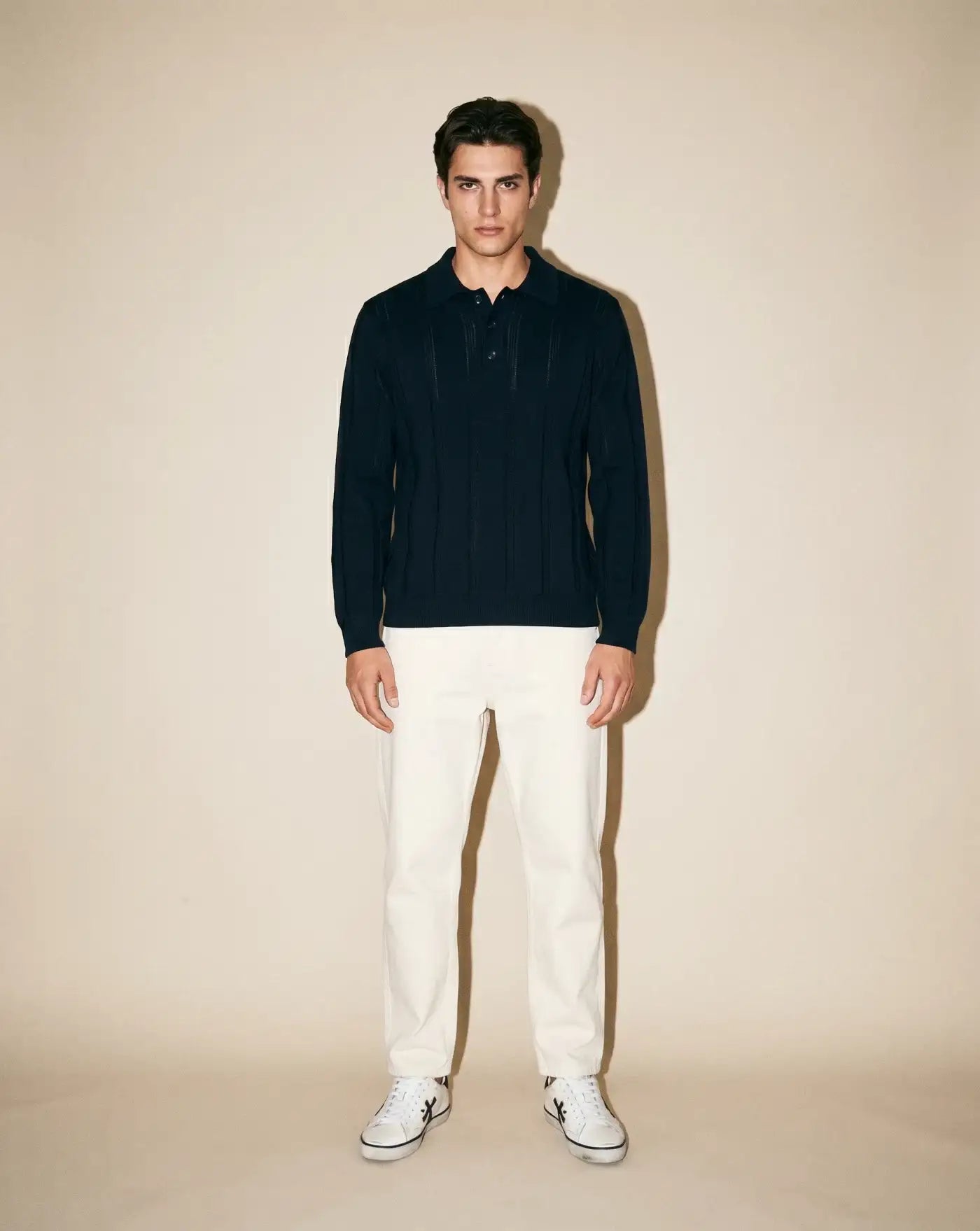 Polo Edmmond Knitted Polo 1266002590 PLAIN NAVY EDMMOND