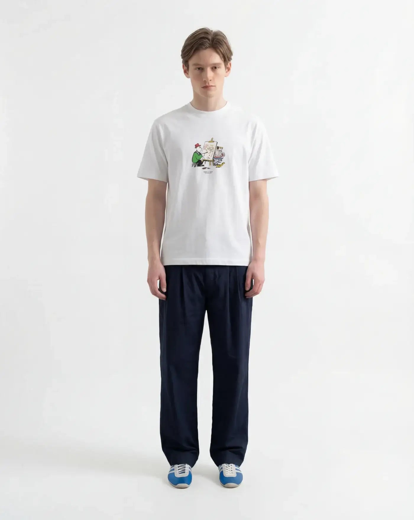Camiseta Edmmond Avant Garde AVANT GARDE PLAIN WHITEWHITE EDMMOND
