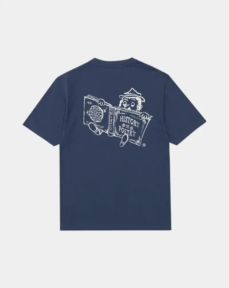 Camiseta Edmmond Bookstore BOOKSTORE PLAIN DK BLUEBLUE EDMMOND