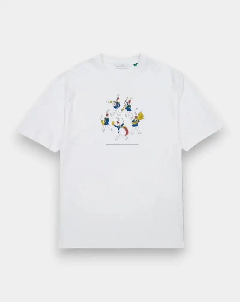 Camiseta Edmmond Brass Band BRASS BAND PLAIN WHITEWHITE EDMMOND