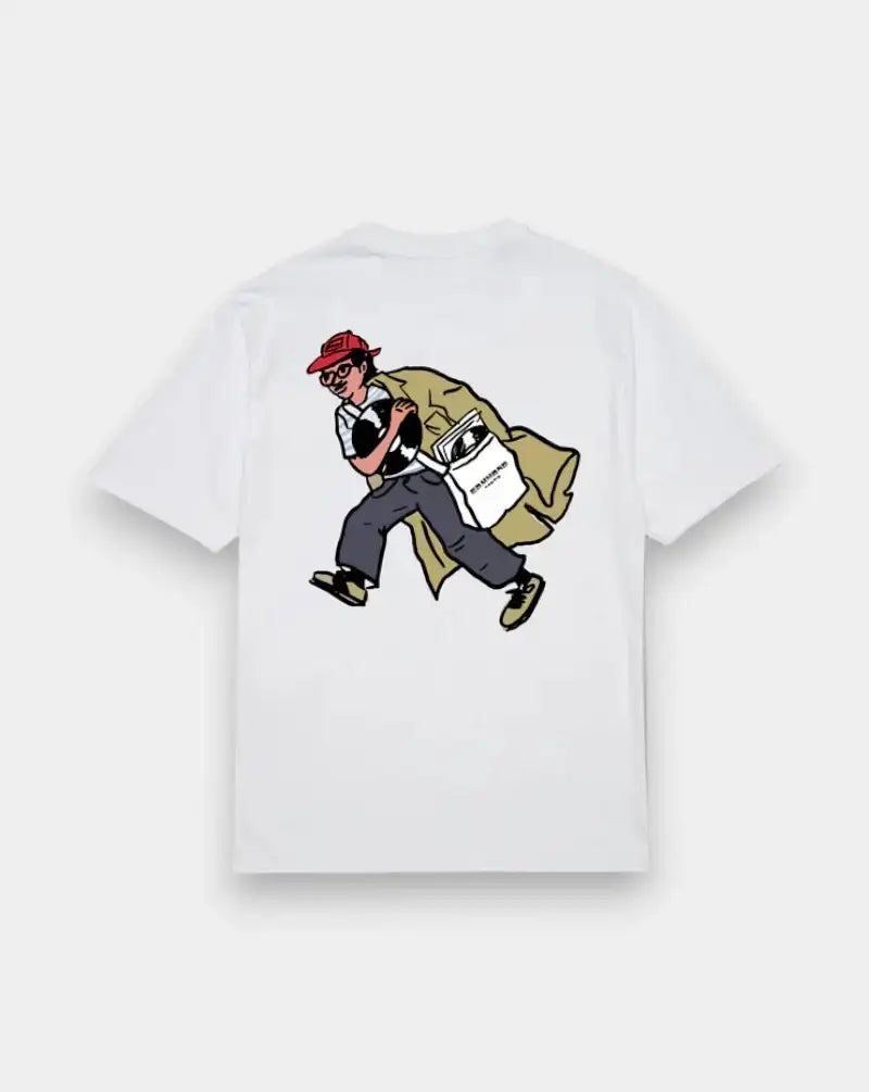 Camiseta Edmmond Melomaniac MELOMANIAC PLAIN WHITEWHITE EDMMOND
