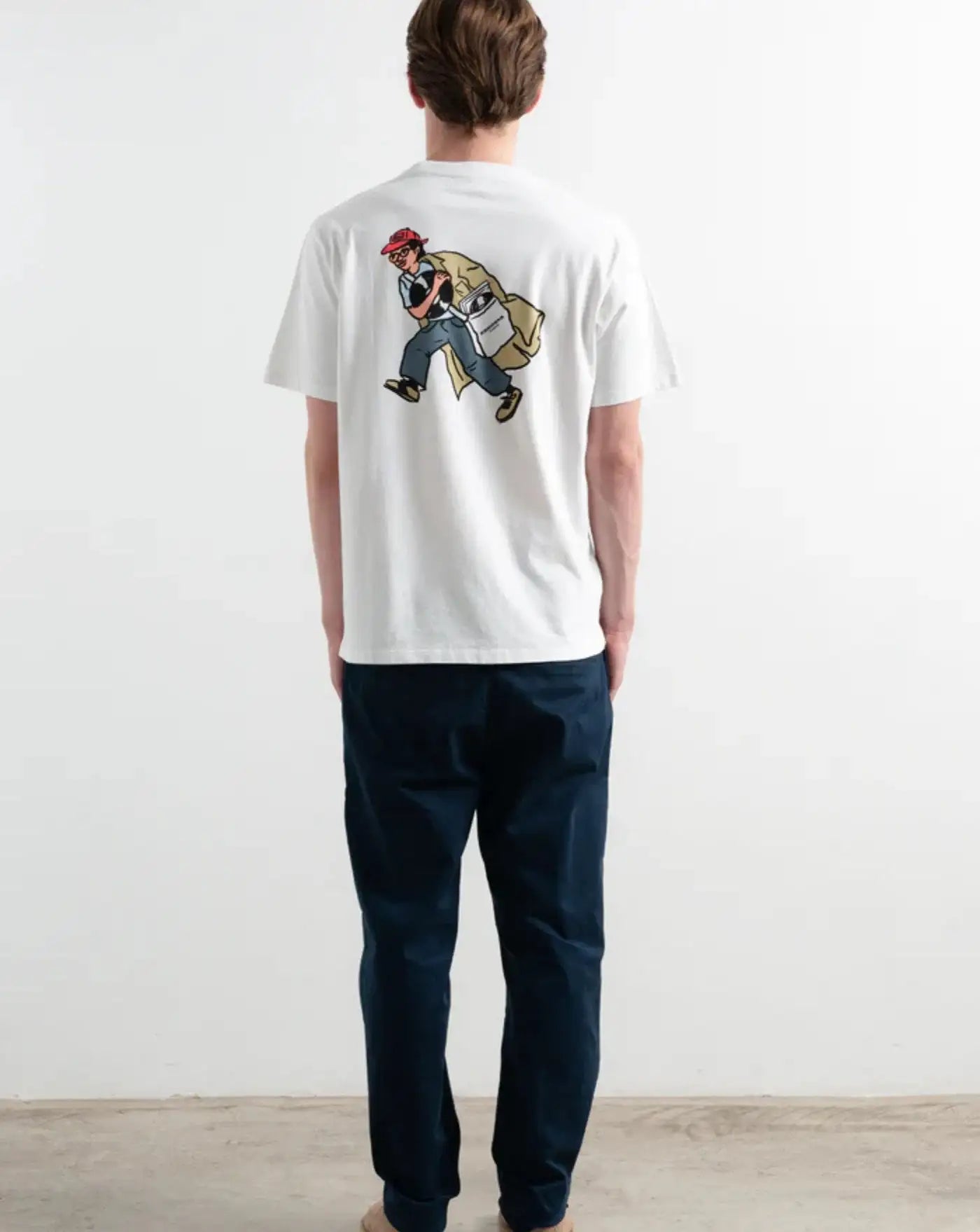 Camiseta Edmmond Melomaniac MELOMANIAC PLAIN WHITEWHITE EDMMOND