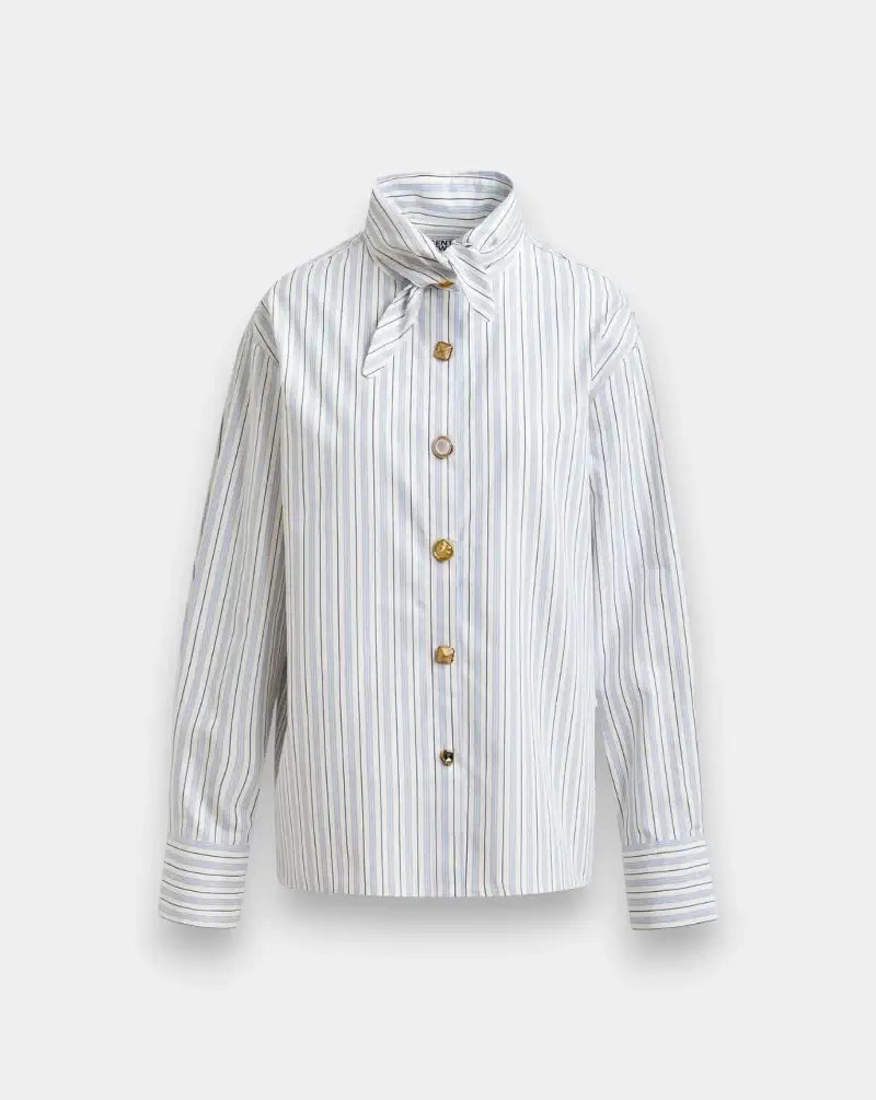 Camisa Essentiel Antwerp Jomato Pointy Collar Shirt JOMATO J1NBNILE BLUE ESSENTIEL ANTWERP