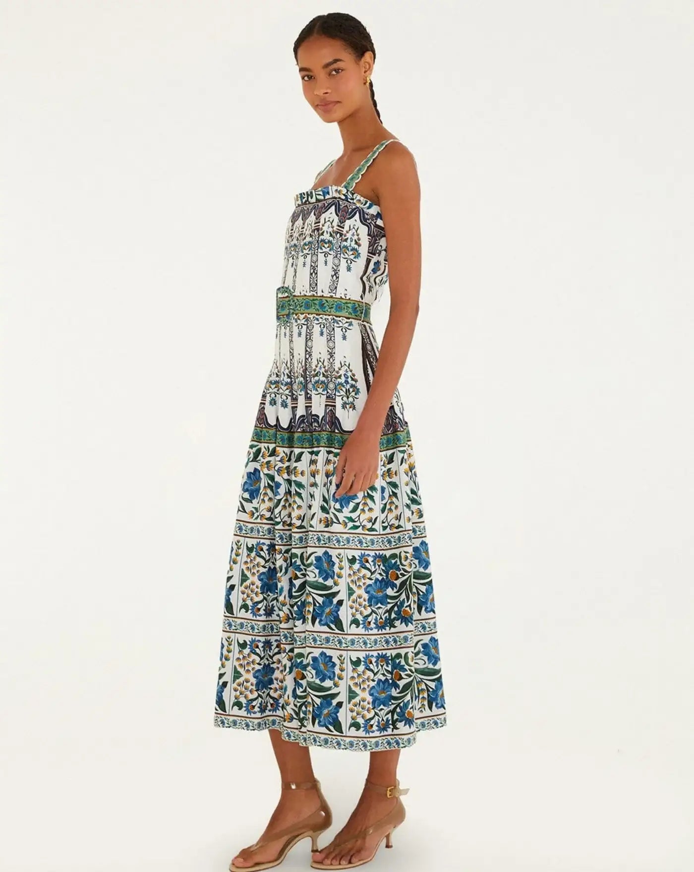 Vestido Farm Rio Manoela 347780 26060 MANOELA OFF-WHITE FARM RIO
