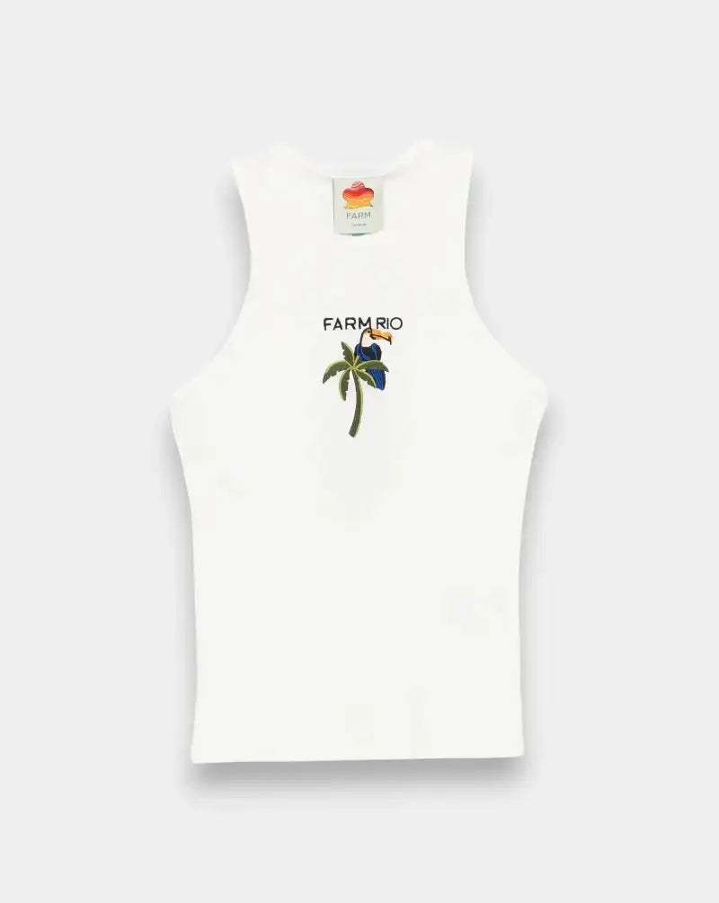 Top Farm Rio Tucanissimo Tank 349811 L0025 OFF-WHITE FARM RIO