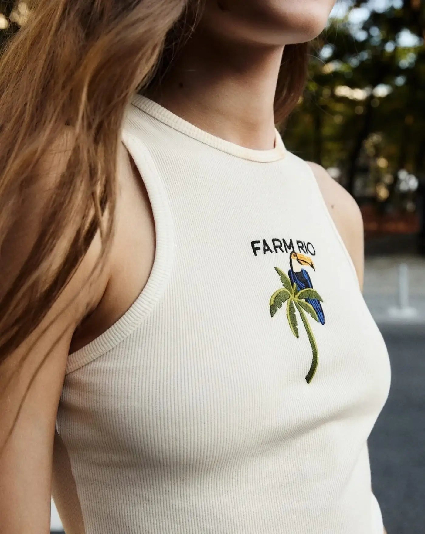 Top Farm Rio Tucanissimo Tank 349811 L0025 OFF-WHITE FARM RIO