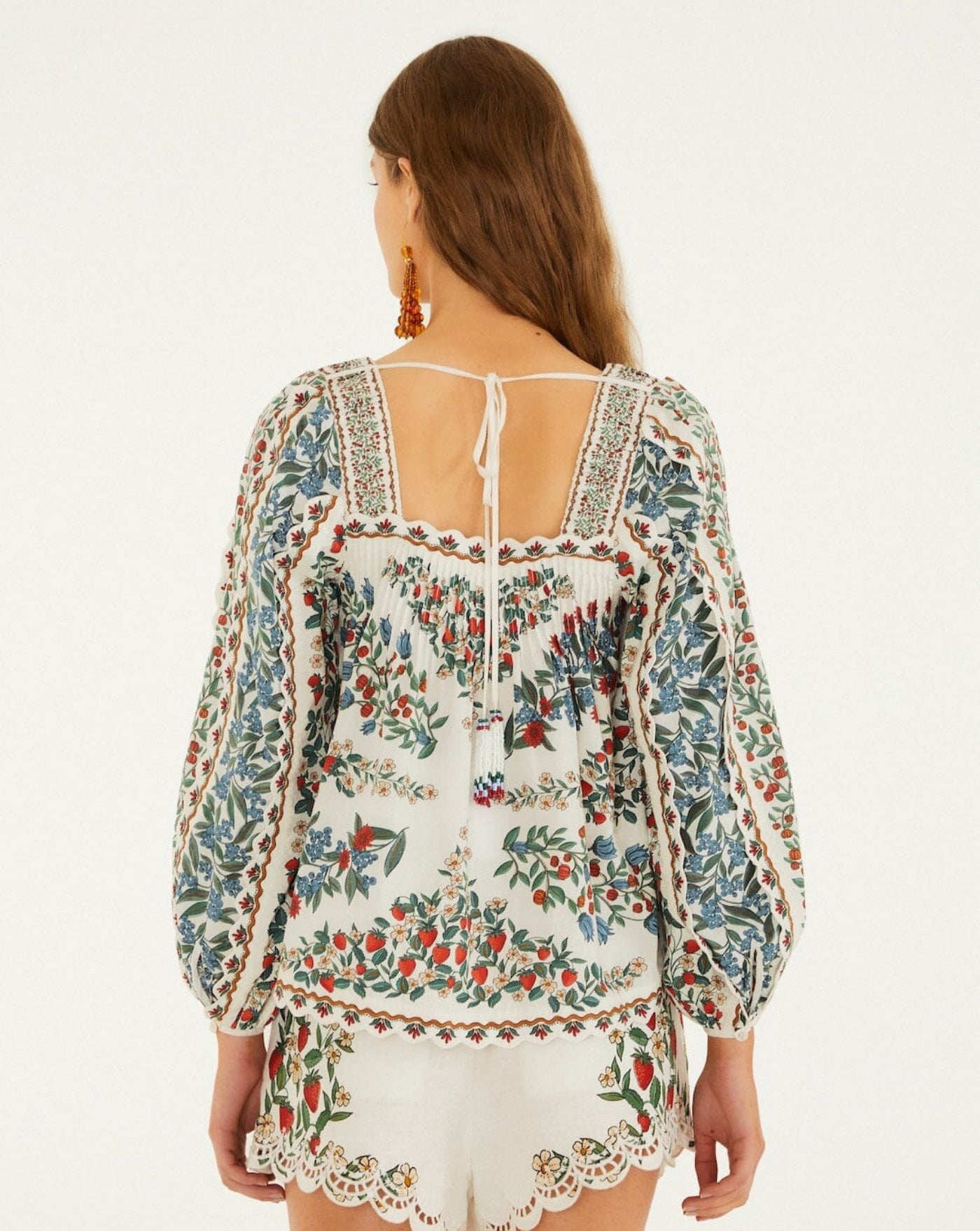 Blusa Farm Rio Fruit Beauty Scarf 352183 26049 FARM RIO
