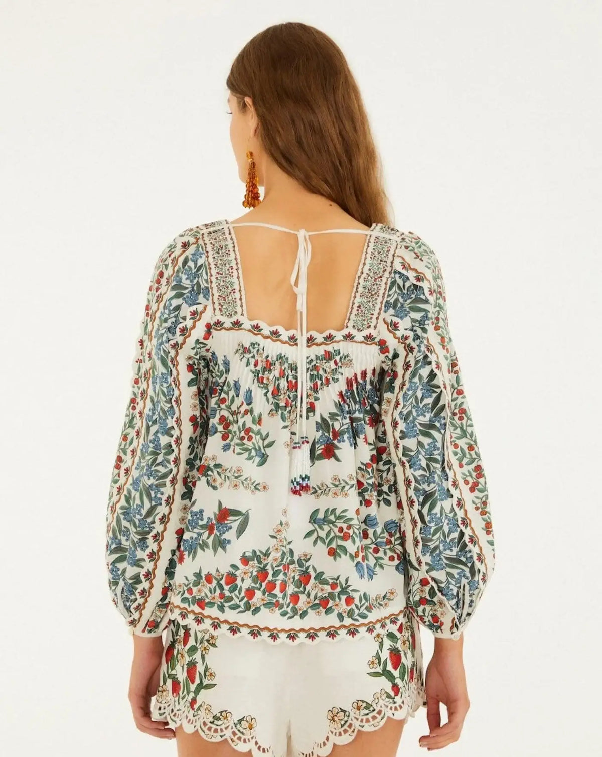 Blusa Farm Rio Fruit Beauty Scarf 352183 26049 FARM RIO