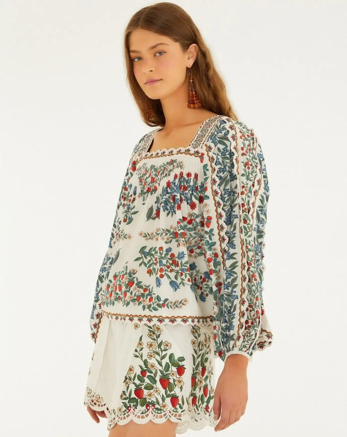 Blusa Farm Rio Fruit Beauty Scarf 352183 26049 FARM RIO
