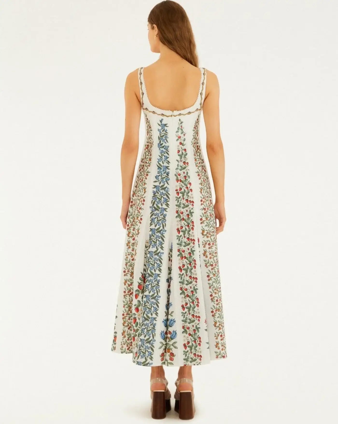 Vestido Farm Rio Fruit Beauty Off-White Maxi Dress 353561 26048 FARM RIO