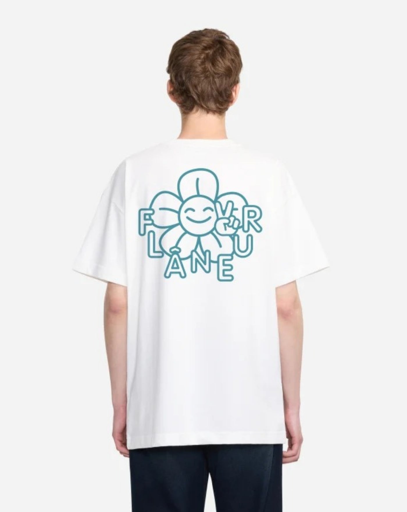 Camiseta Flaneur Happy Flower T-shirt FTSH166 051 FLANEUR
