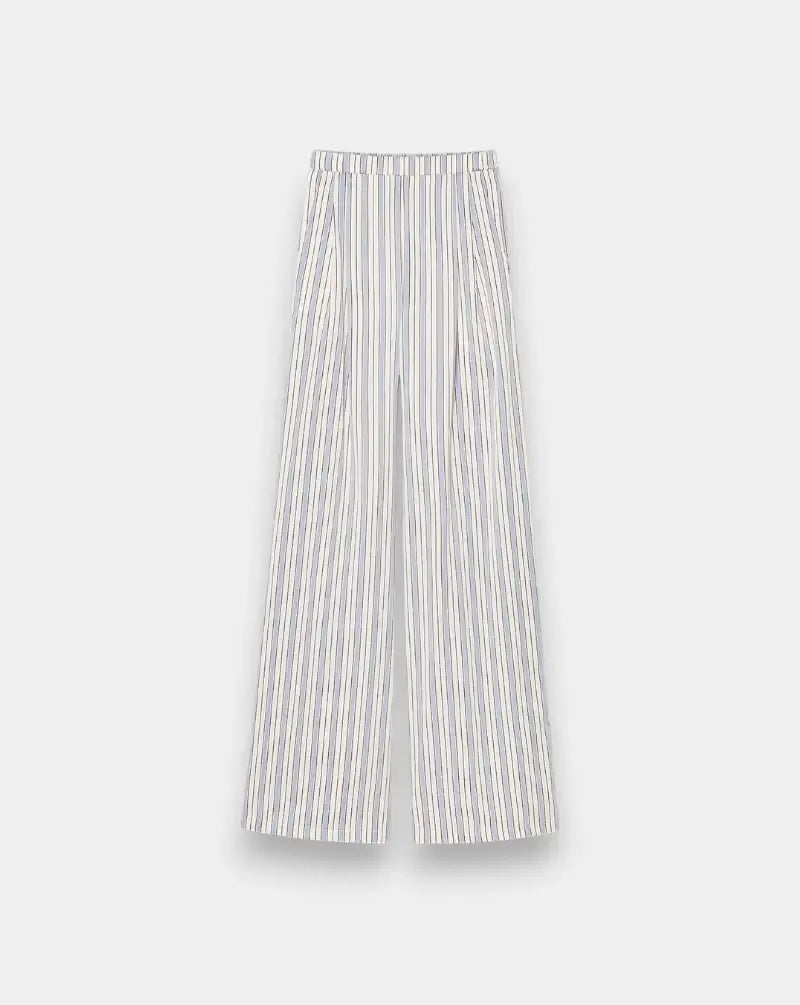 Pantalon Forte Forte Pinstriped Straight Pants 14822 5047 FORTE FORTE