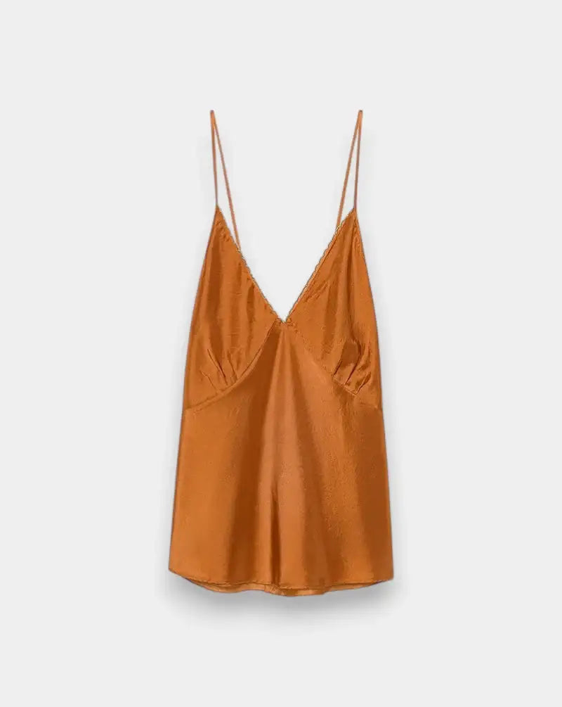 Top Forte Forte Habotai Silk Top With Embroidery 14866 3075 FORTE FORTE