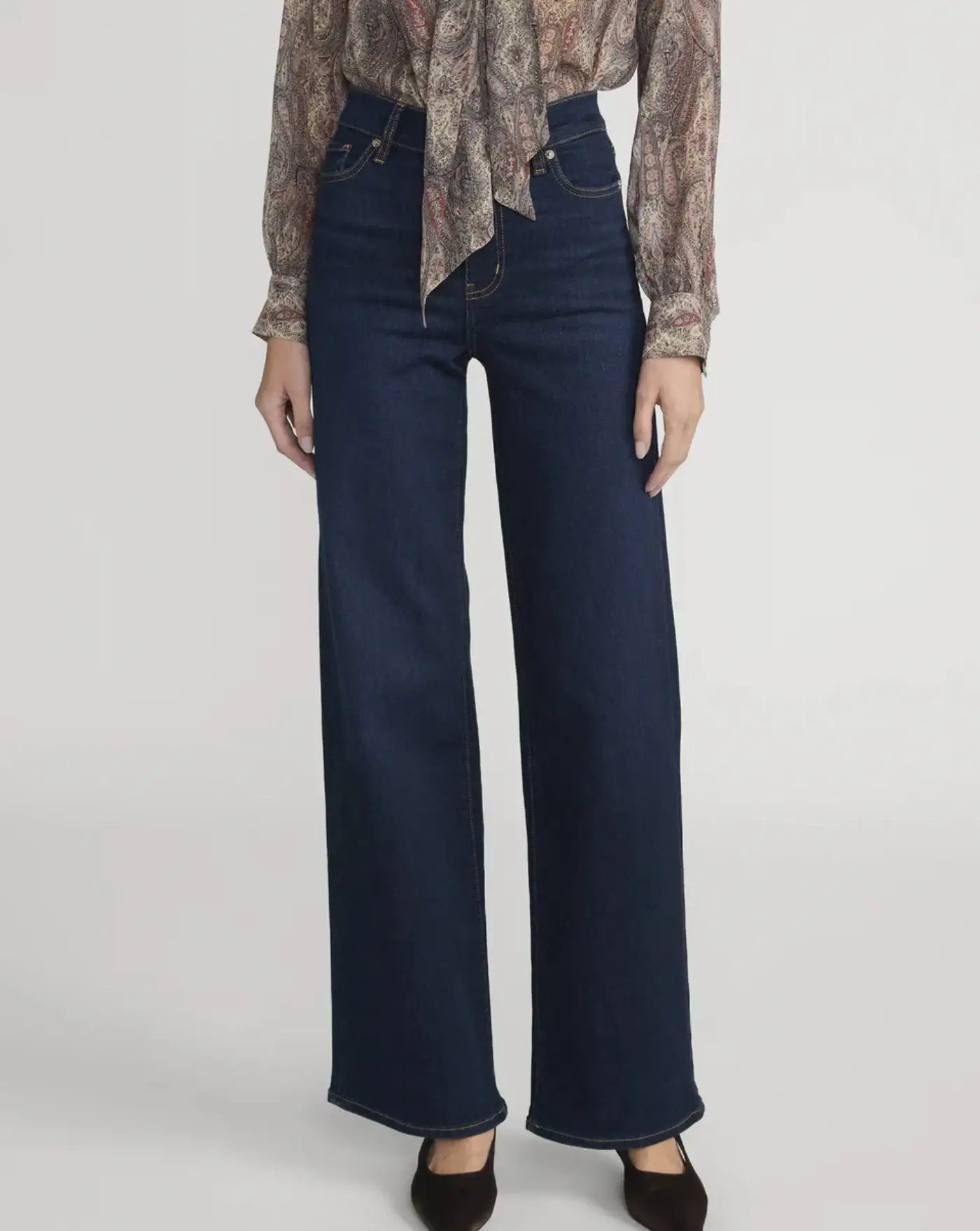 Denim Frame Le Slim Palazzo LSP814 FRWYBLUE FRAME
