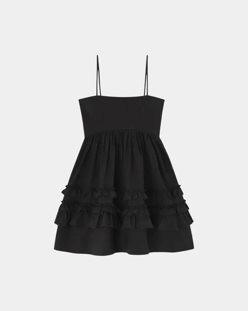 Vestido Ganni Mini Strap Dress A1030207 099 GANNI