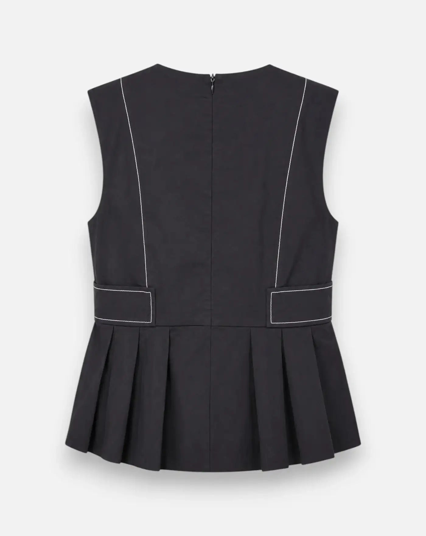 Bllusa Ganni V-Neck A1040124 099 BLACK GANNI