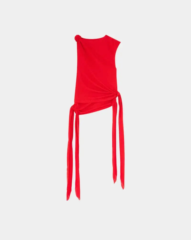 Top Ganni In Marl Mesh A1040289 06P GANNI