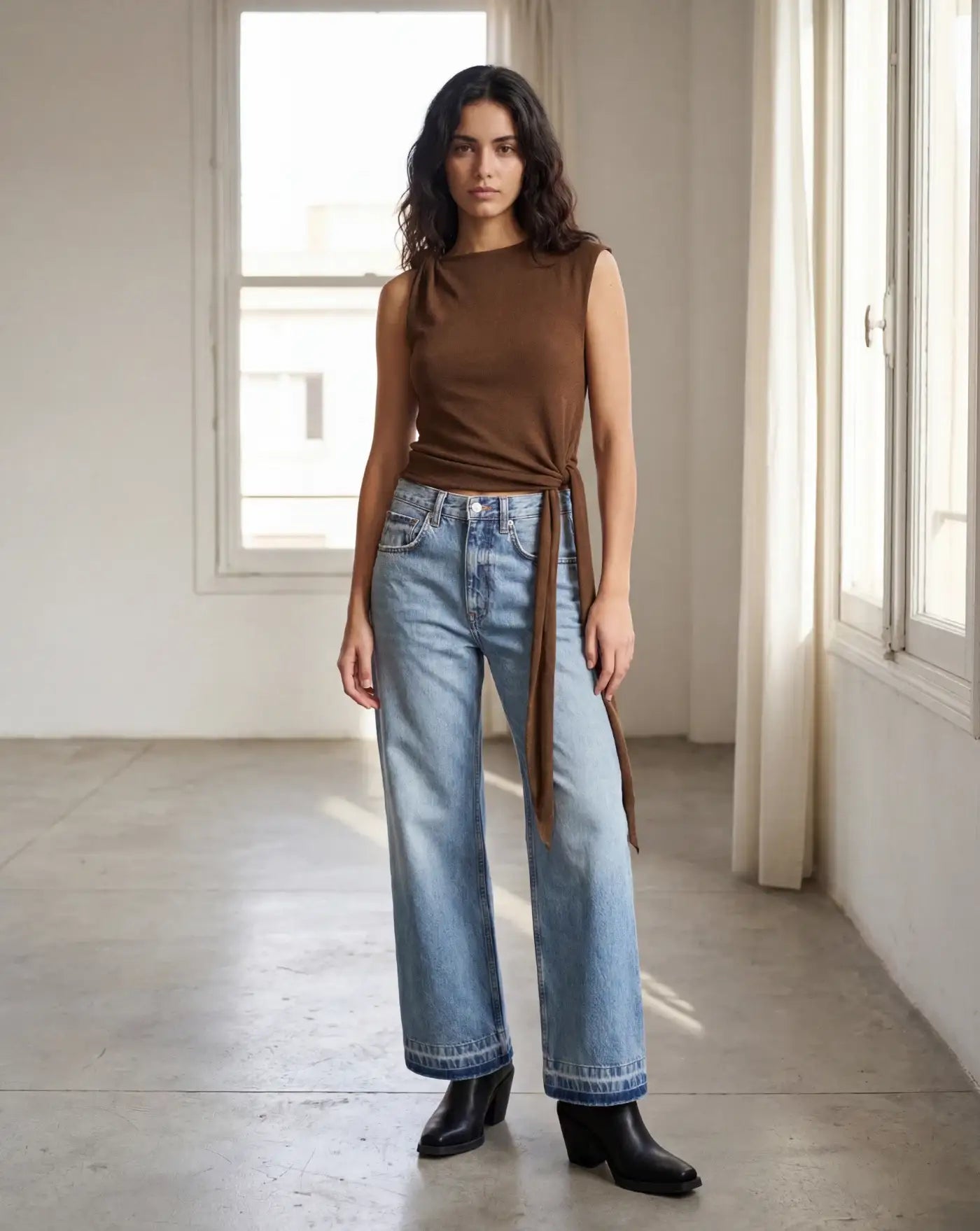 Top Ganni Marl Mesh<BR/><BR/> A1040289 ZWX GANNI