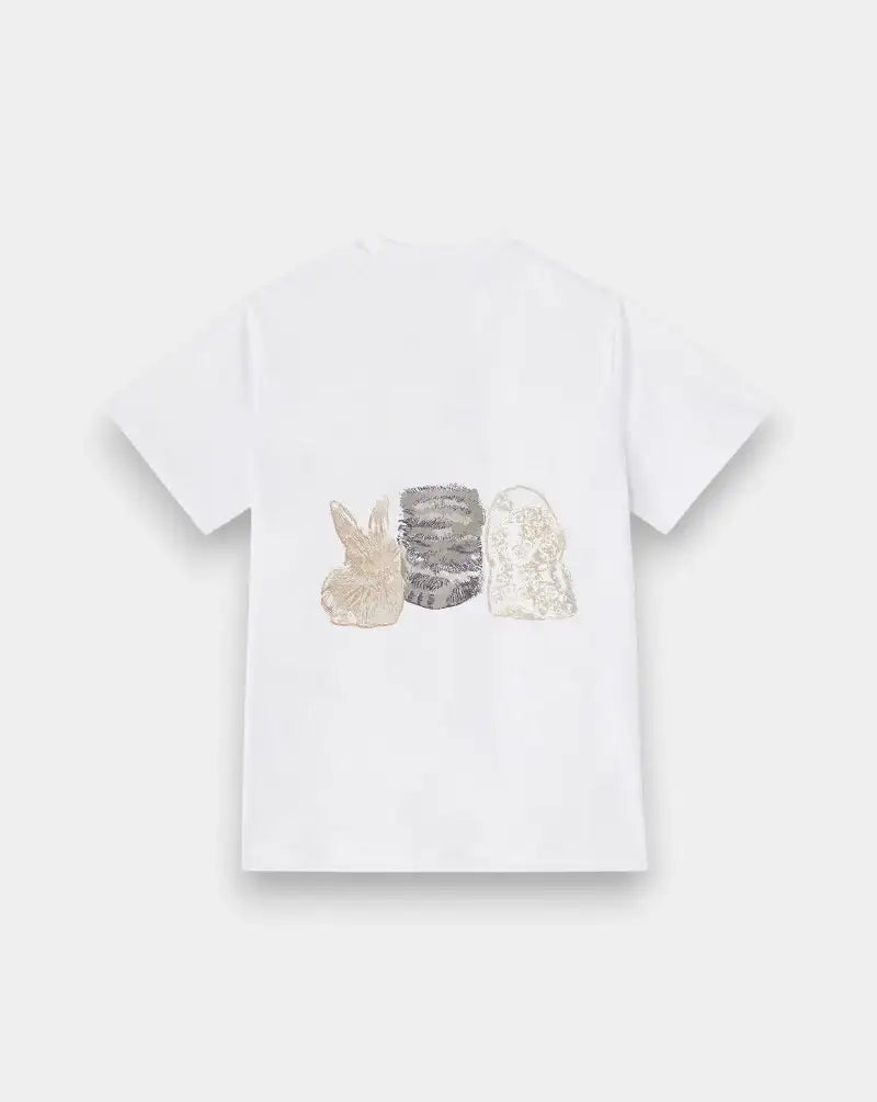 Camiseta Ganni Cute Animals A1050029 151 GANNI