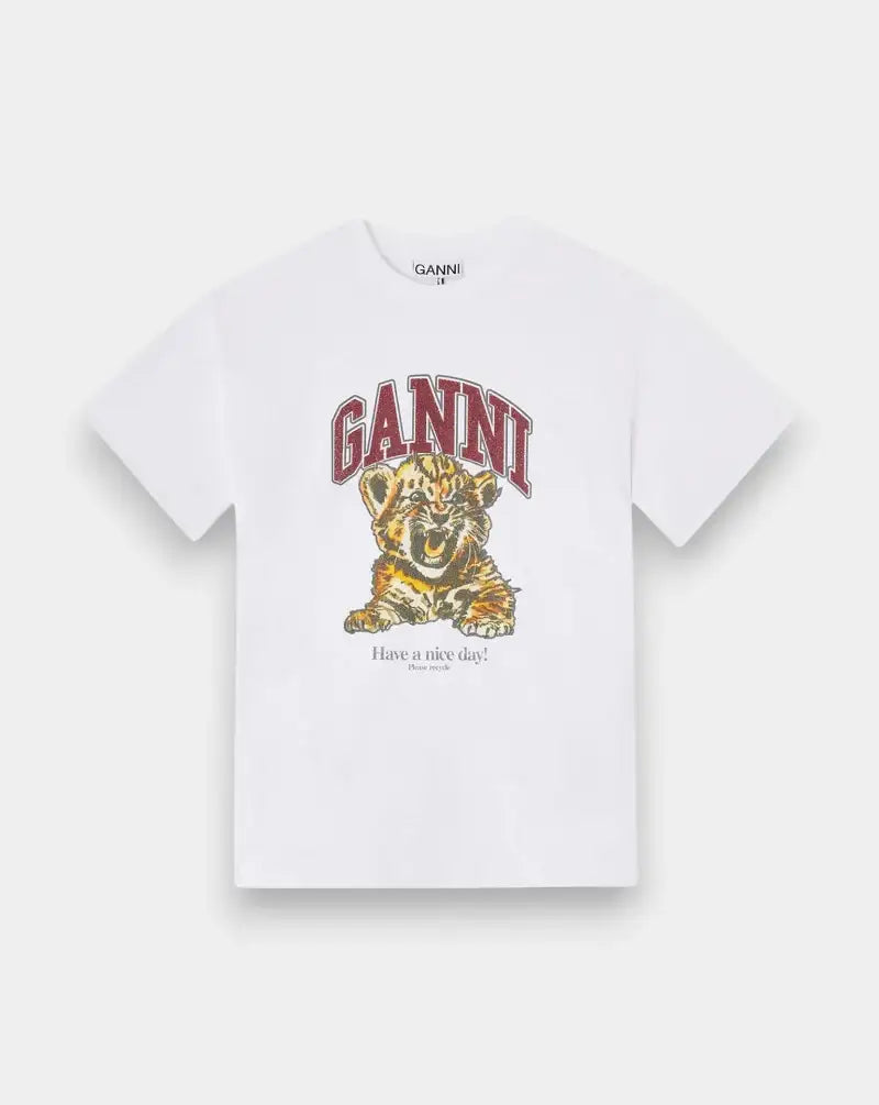 Camiseta Ganni Baby Tiger A1050060 151 GANNI