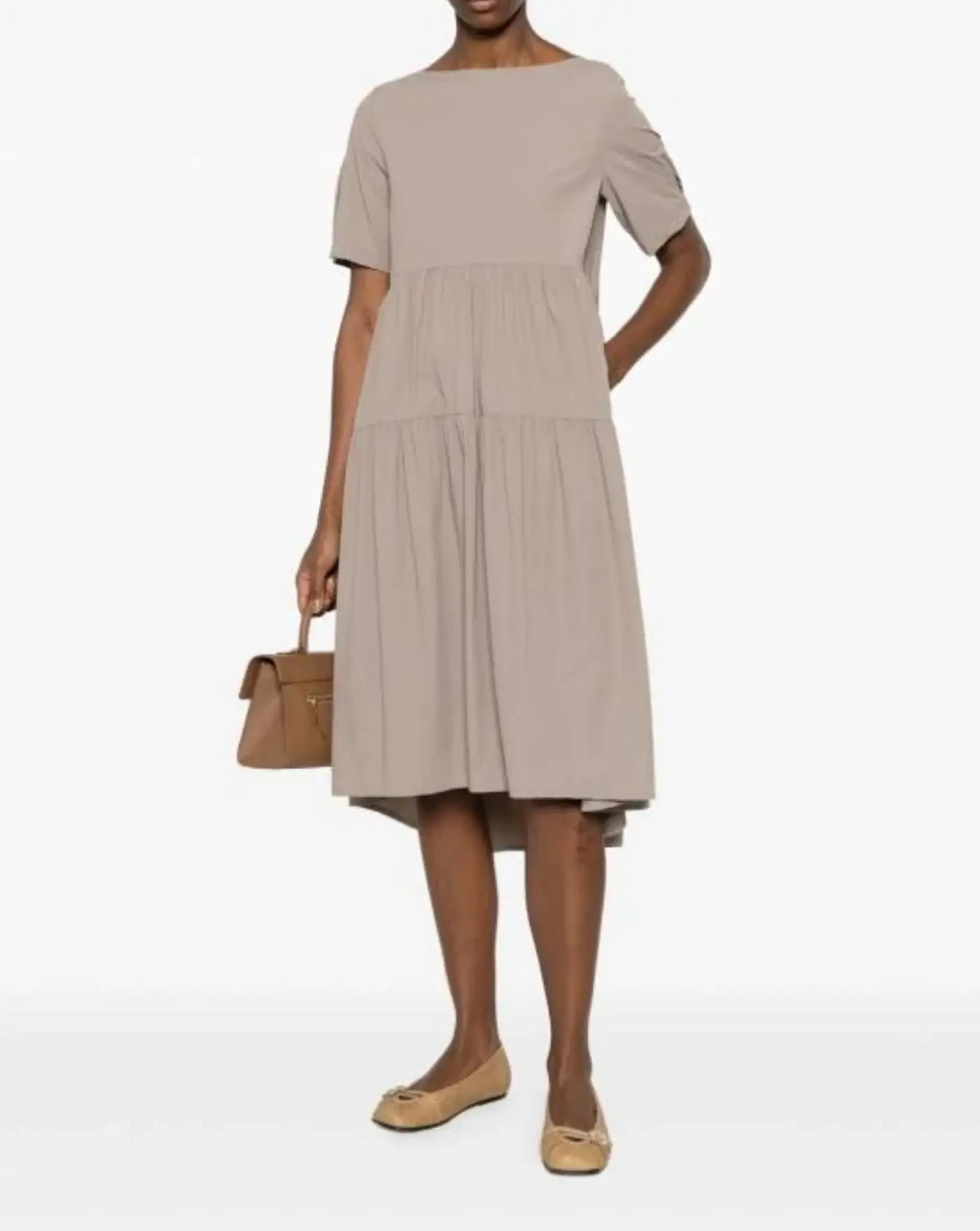 Vestido Herno Woven Dress AB000071D 12691Z2600 HERNO