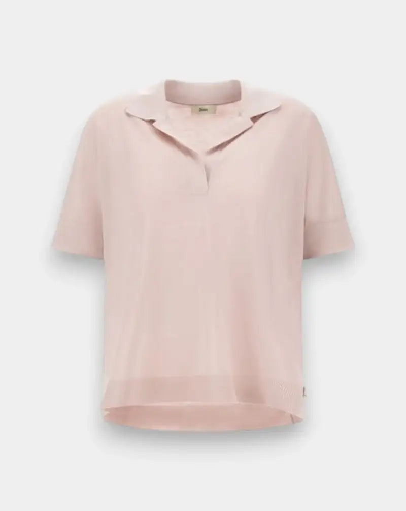 Polo Herno Glam Knit Effect JPL00113D 520564035 HERNO
