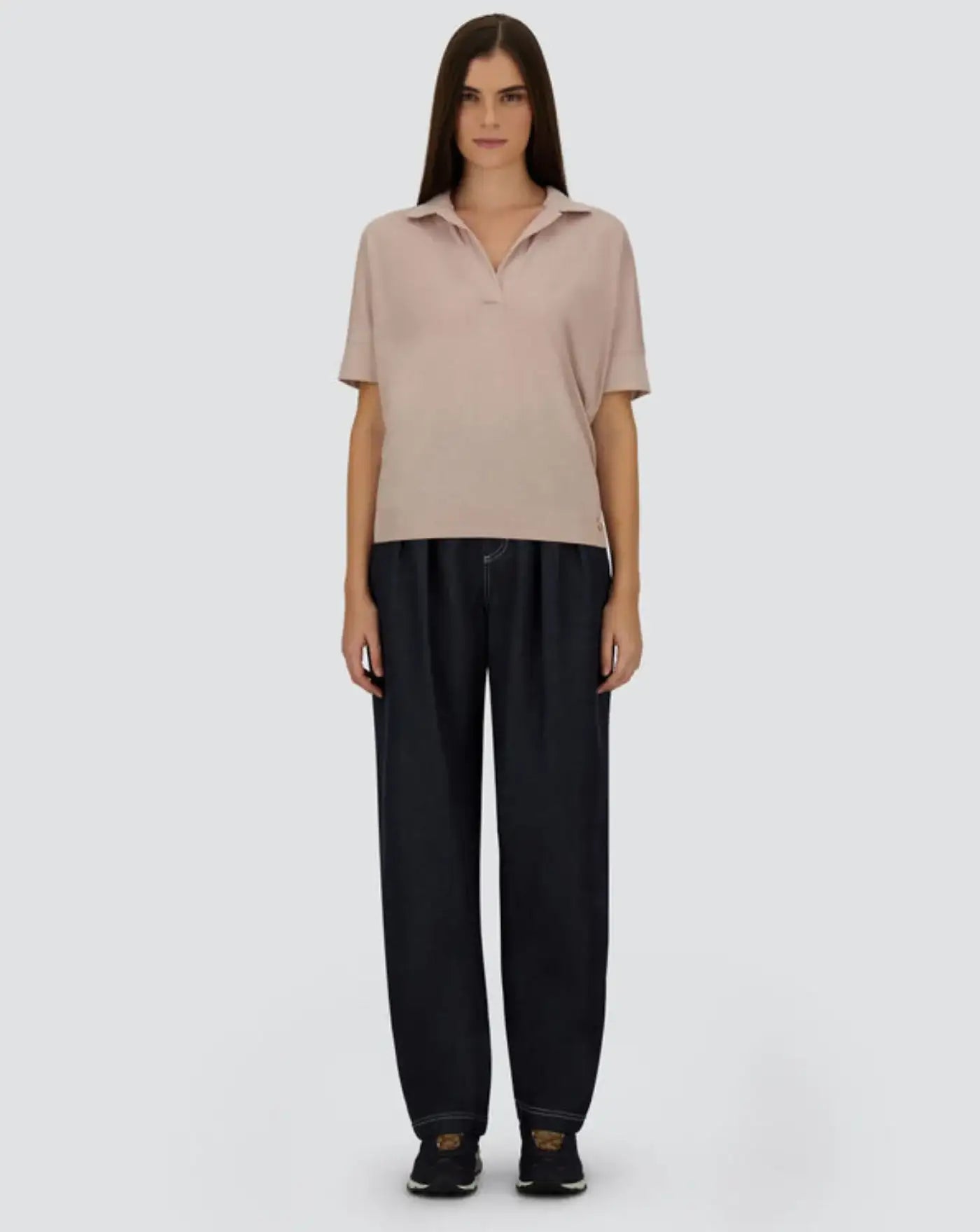 Polo Herno Glam Knit Effect JPL00113D 520564035 HERNO
