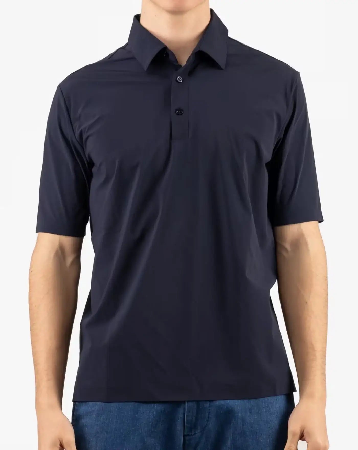 Polo Herno Mens Knitted polo shirt JPL00138U 12509S9200 HERNO