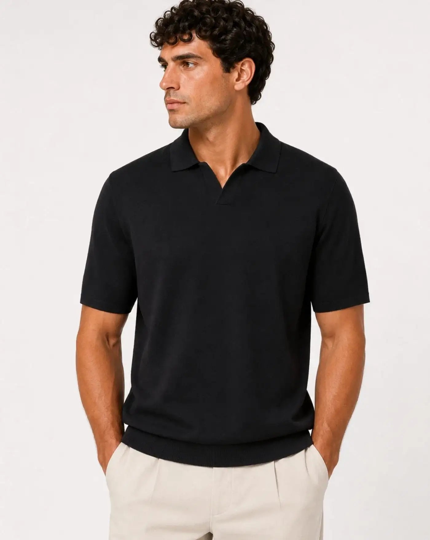 Polo Herno men's knitted polo shirt JV000004U 520599201 HERNO