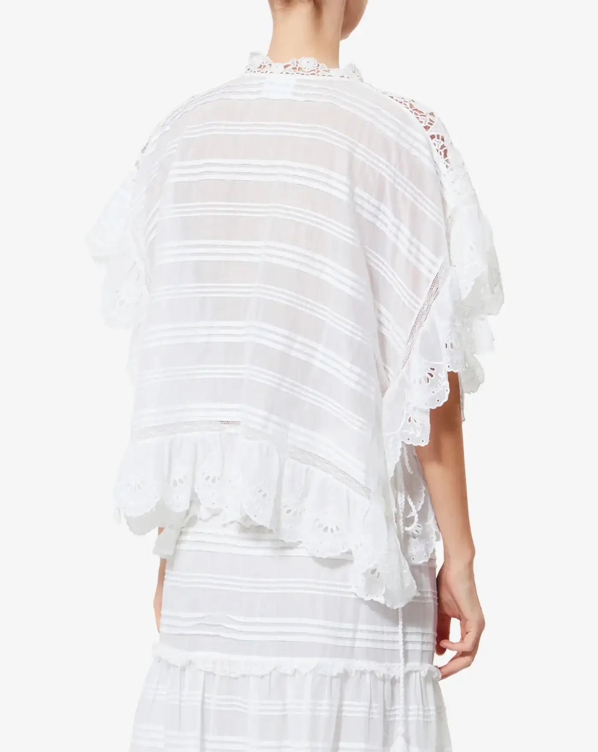 Blusa Isabel Marant Payton HT0768FAD1J05E 20WH ISABEL MARANT