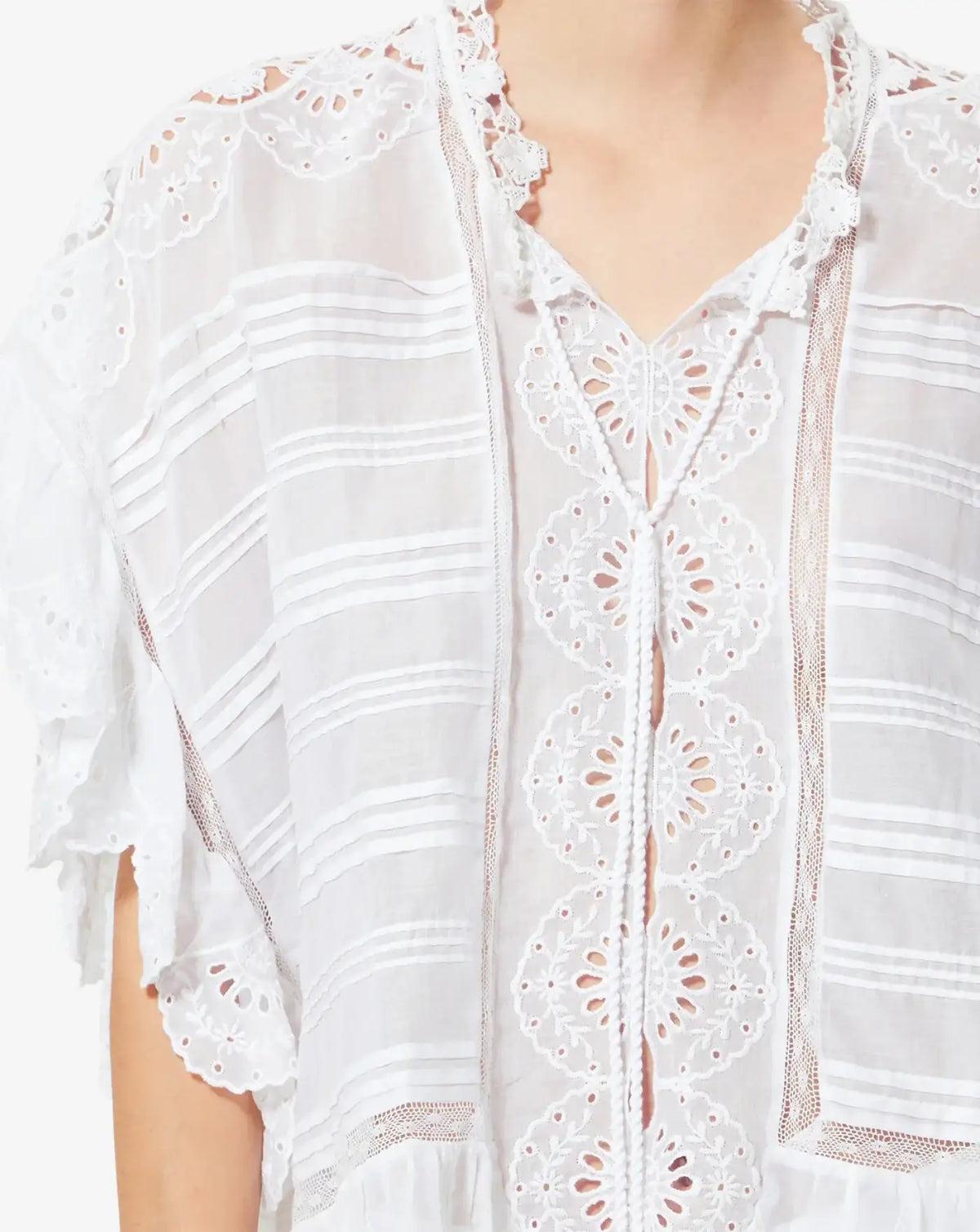 Blusa Isabel Marant Payton HT0768FAD1J05E 20WH ISABEL MARANT