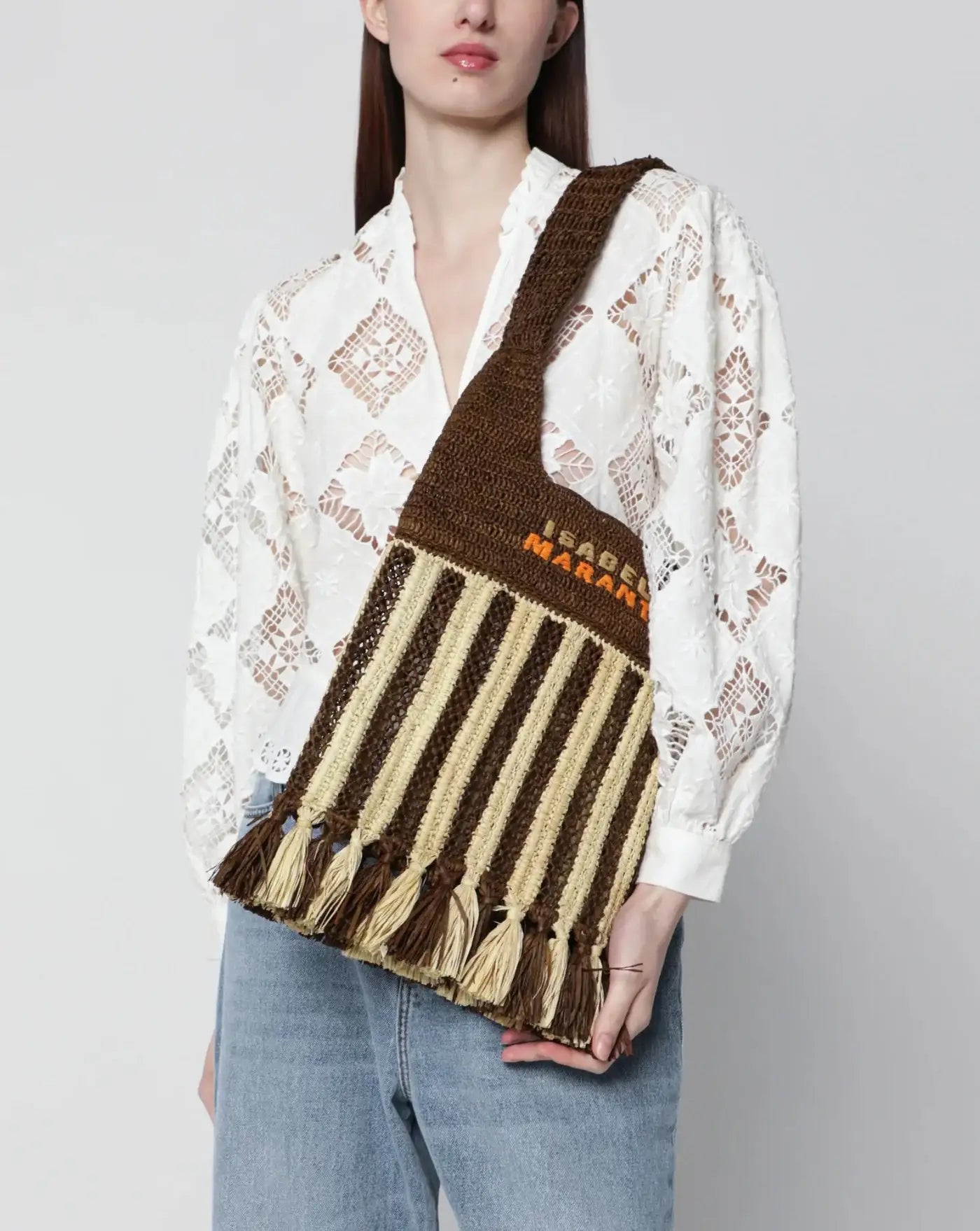 Bolso Isabel Marant Praia Small PP0181FBD1X03M NLBN ISABEL MARANT