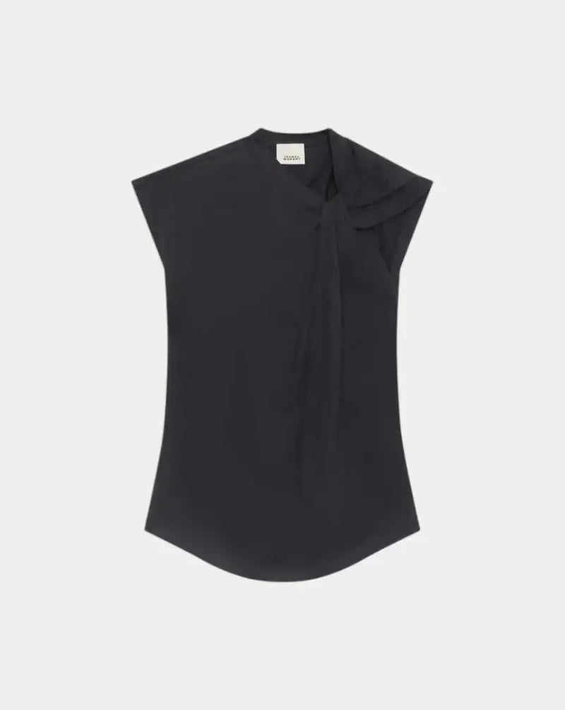 Camiseta Isabel Marant Nayda Tee TS0175FA A1N41I01BK ISABEL MARANT