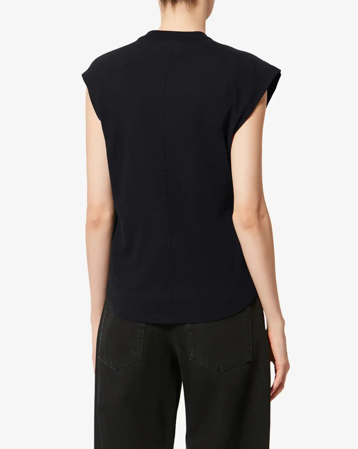 Camiseta Isabel Marant Nayda Tee TS0175FA A1N41I01BK ISABEL MARANT