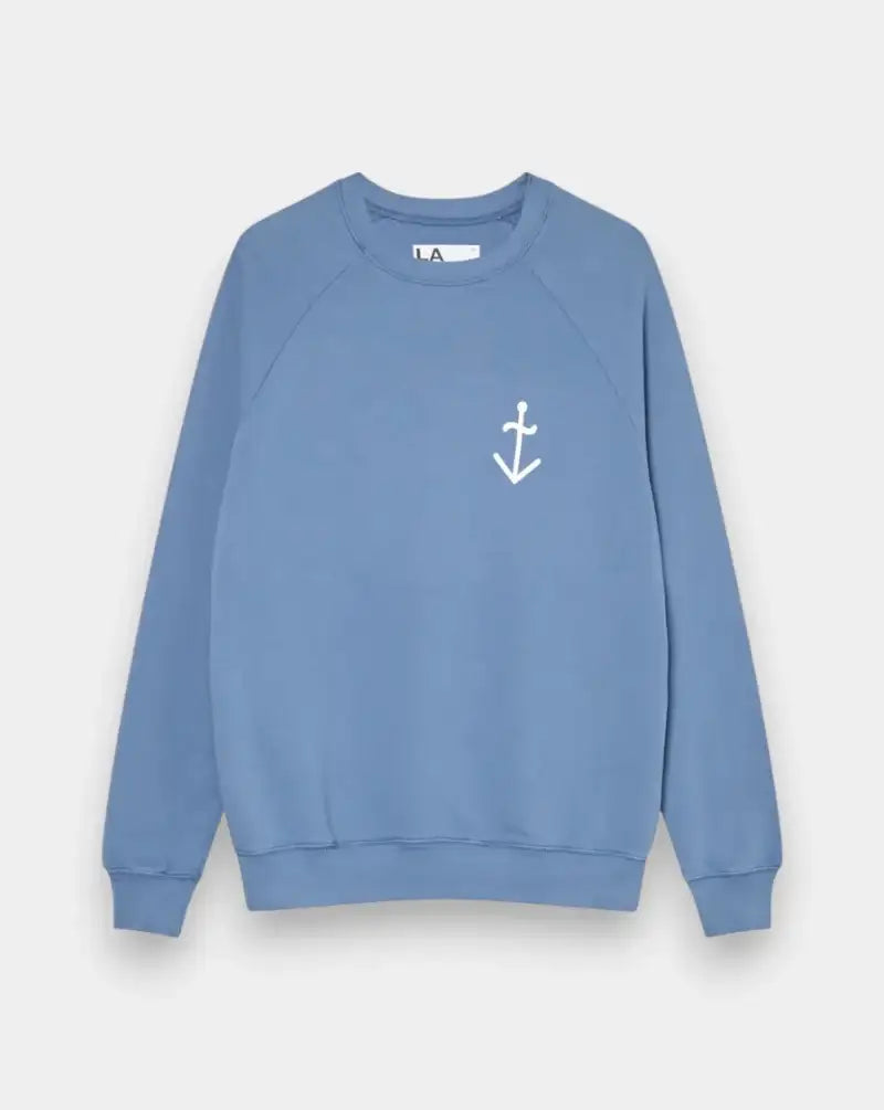 Sudadera La Paz Cunha Indigo SS260080210 INDIGO/OFF-WHITE LOGO LA PAZ