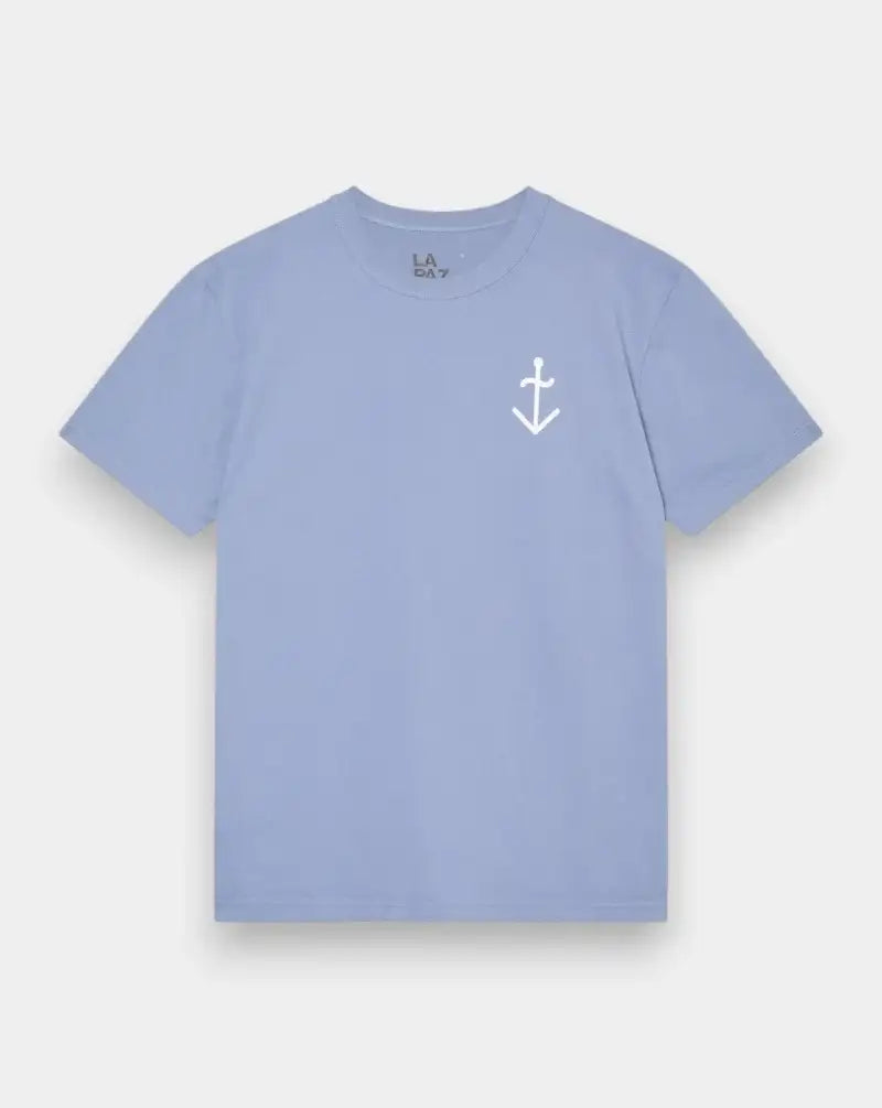 Camiseta La Paz Dantas Logo SS260080220 INDIGO / OFF-WHITE LOGO LA PAZ