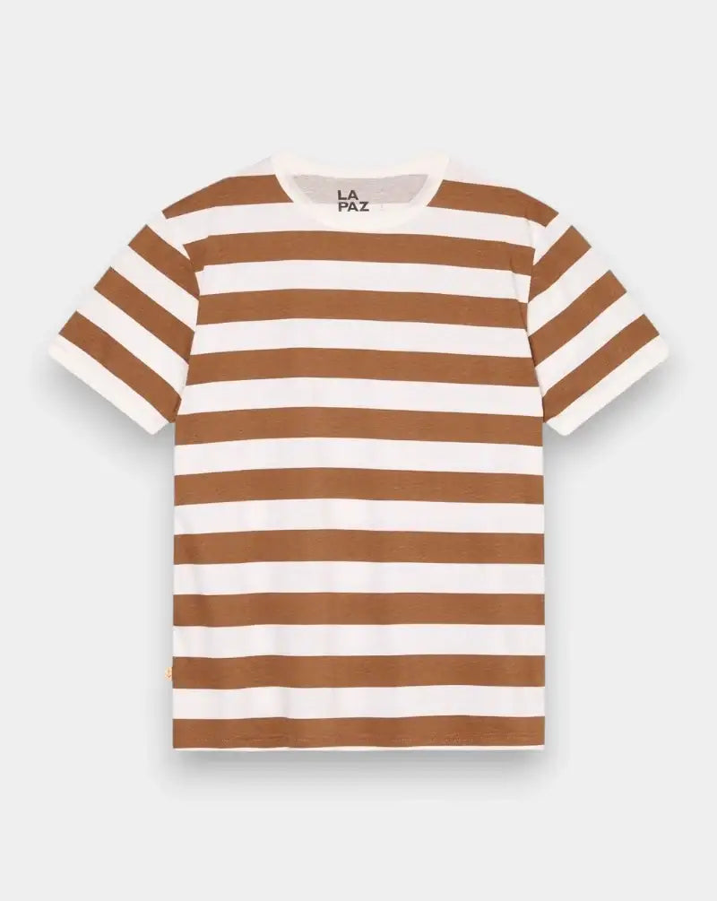 Camiseta La Paz Meneres Contrast T-shirt SS260082280 AZTEC BROWN STRIPES LA PAZ