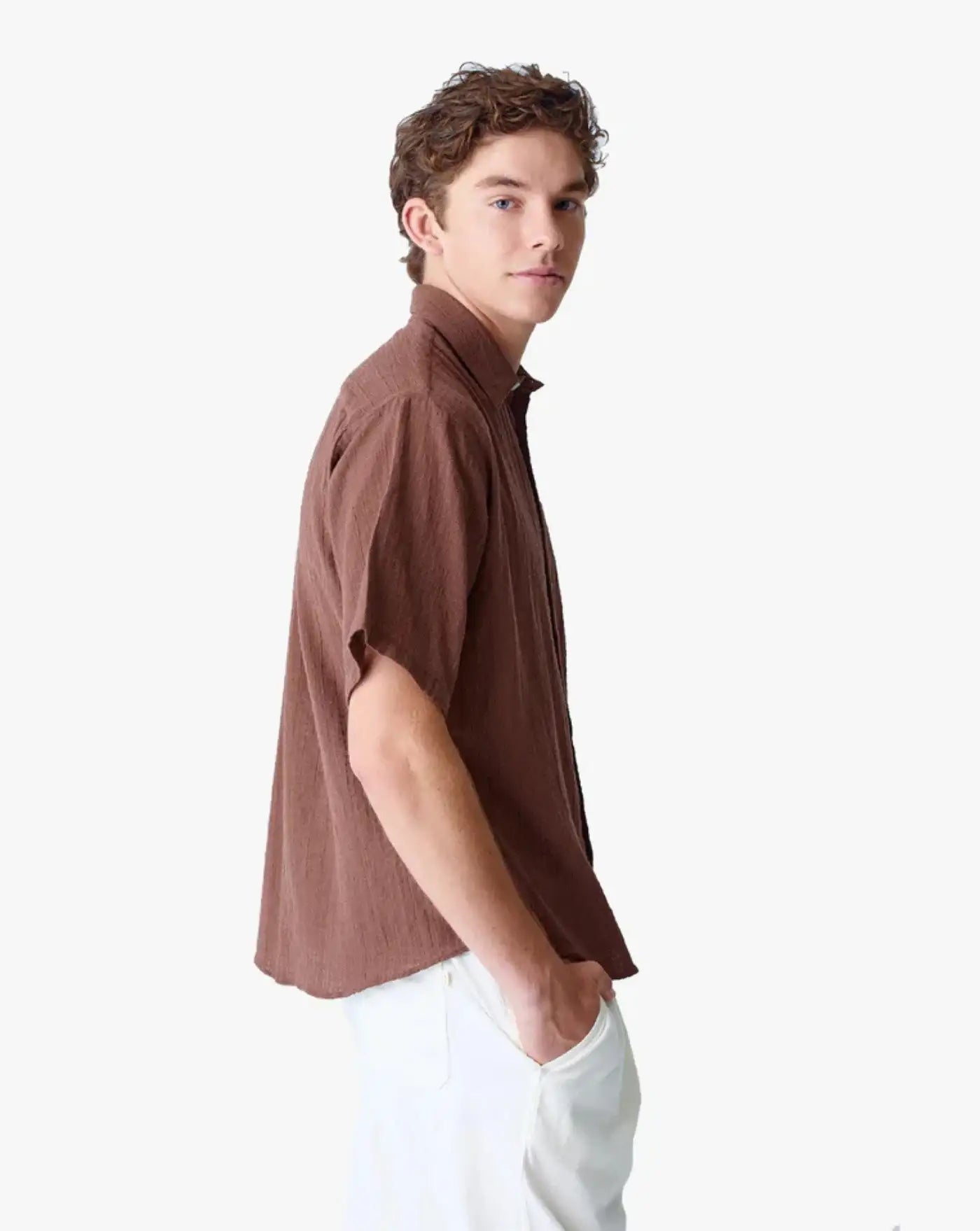 Camisa Roque Baggy de La Paz SS260140910 AZTEC BROWN LA PAZ