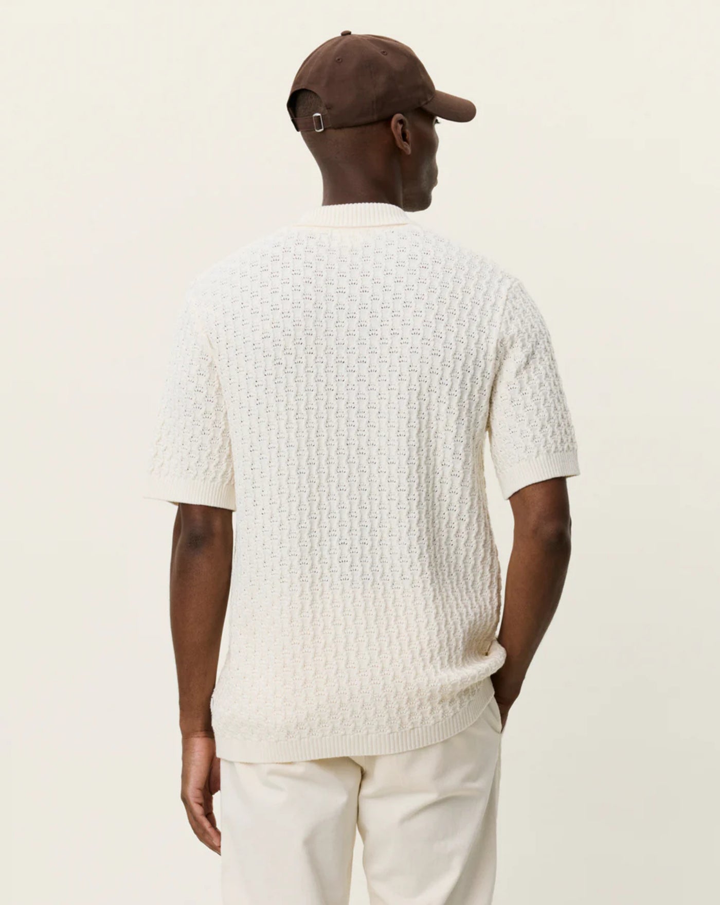 Camisa Les Deux Gespertus Knitted Shirt 1001301 211EGGNOG WHITE LES DEUX