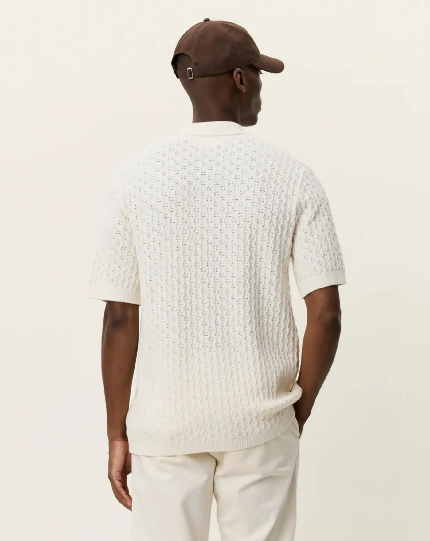 Camisa Les Deux Gespertus Knitted Shirt 1001301 211EGGNOG WHITE LES DEUX