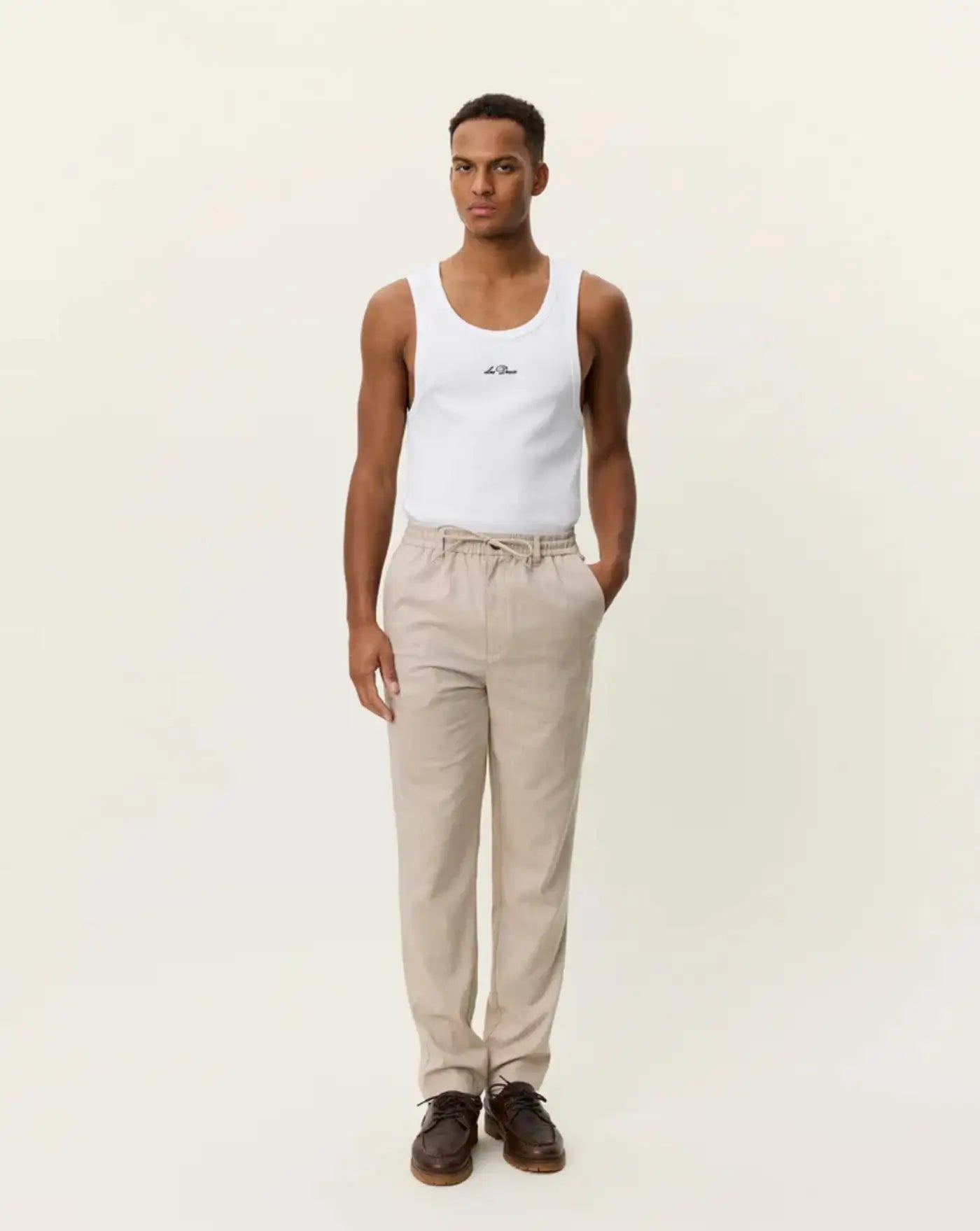 Pantalon Les Deux Como Tapered Slub Pants 1001340 815 LES DEUX